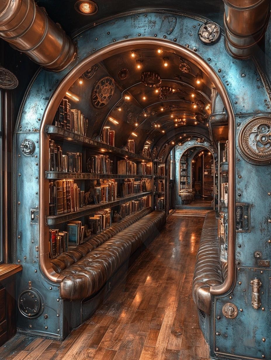 다양한 장소의 도서관의 모습16 | 풍경, 배경, 환경, 도서관, 건물, 책, ai | 스탠바이 STANDBUY 디지털 콘텐츠