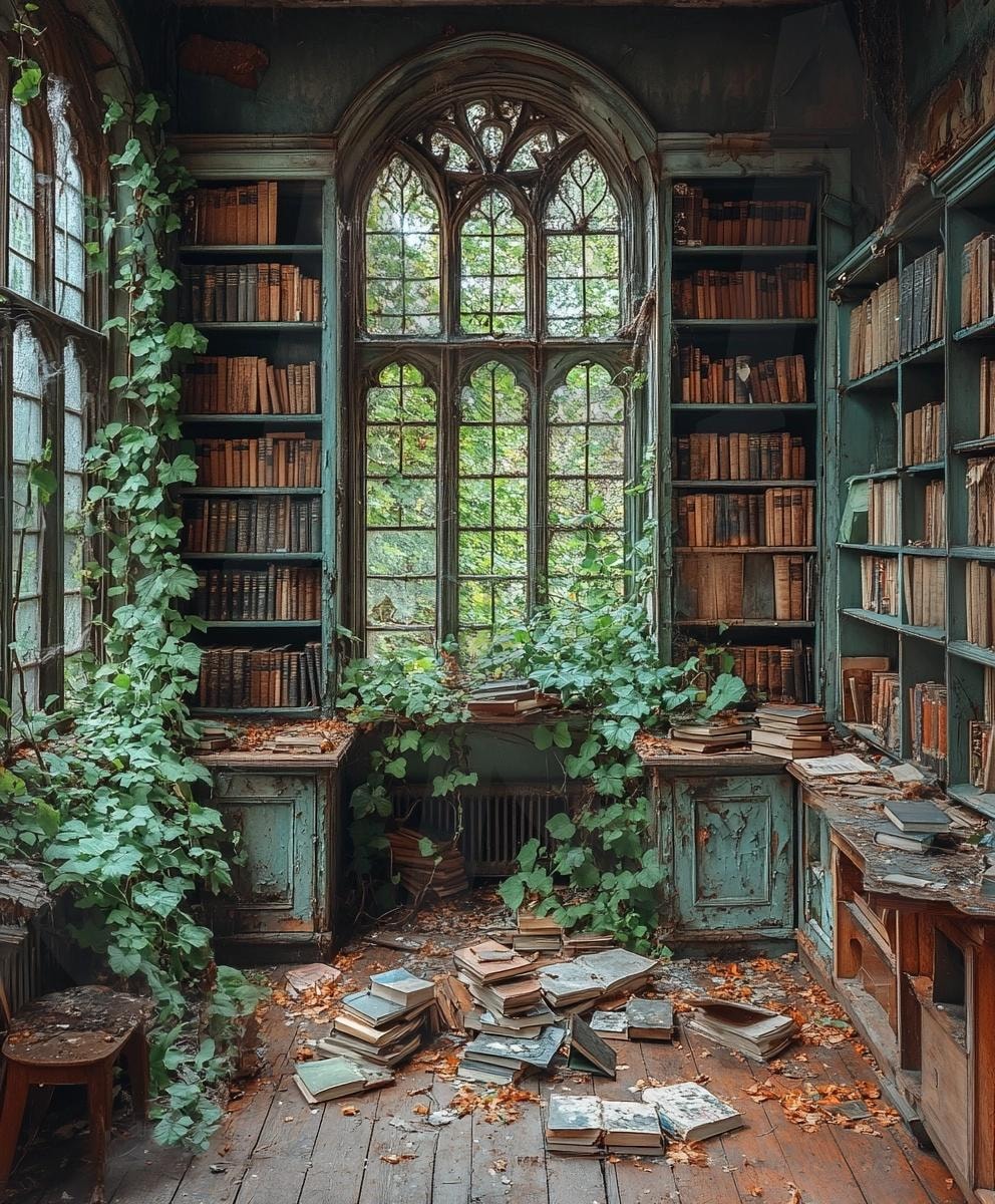 다양한 장소의 도서관의 모습24 | 풍경, 배경, 환경, 도서관, 건물, 책, ai | 스탠바이 STANDBUY 디지털 콘텐츠