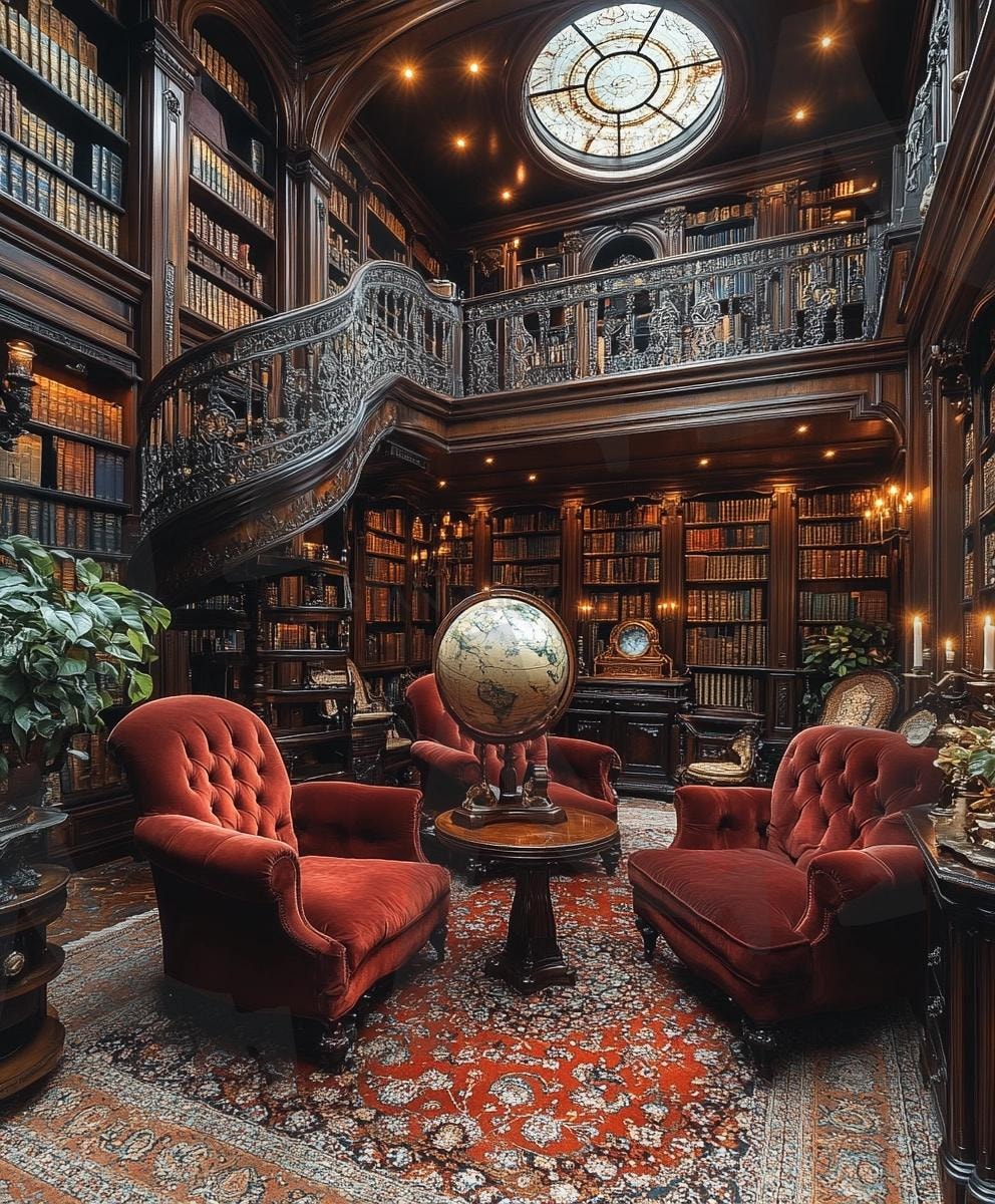 다양한 장소의 도서관의 모습46 | 풍경, 배경, 환경, 도서관, 건물, 책, ai | 스탠바이 STANDBUY 디지털 콘텐츠