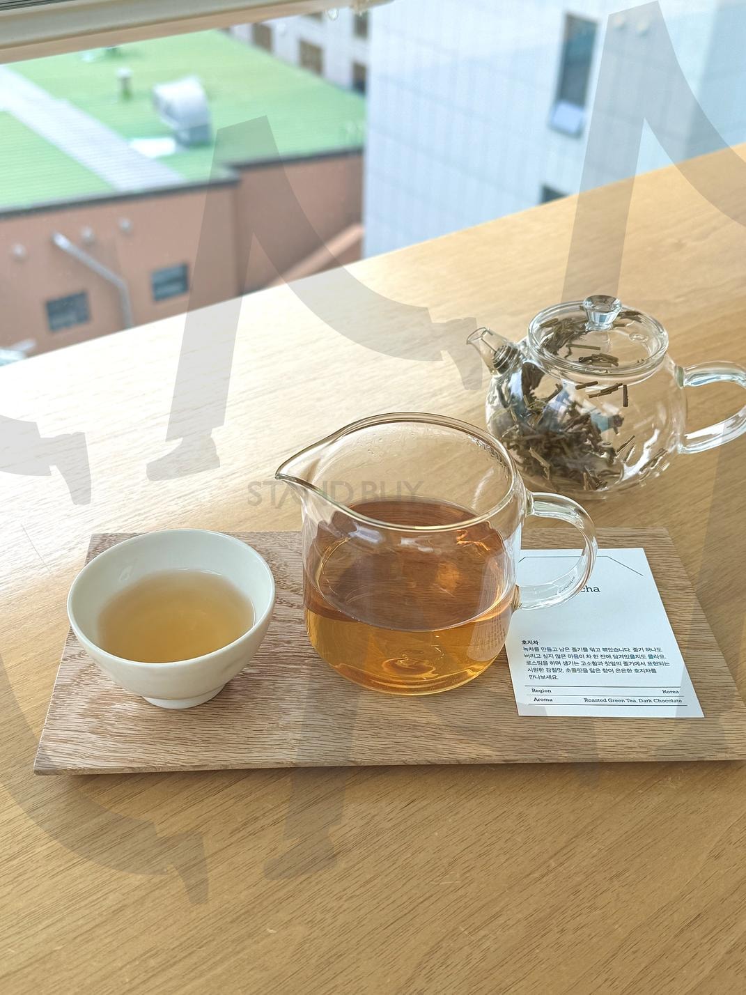 Hojicha | Magpie and tiger, tea, hojicha, 호지차, 맥파이 앤 타이거 티룸, 성수티룸 | 스탠바이 STANDBUY 디지털 콘텐츠