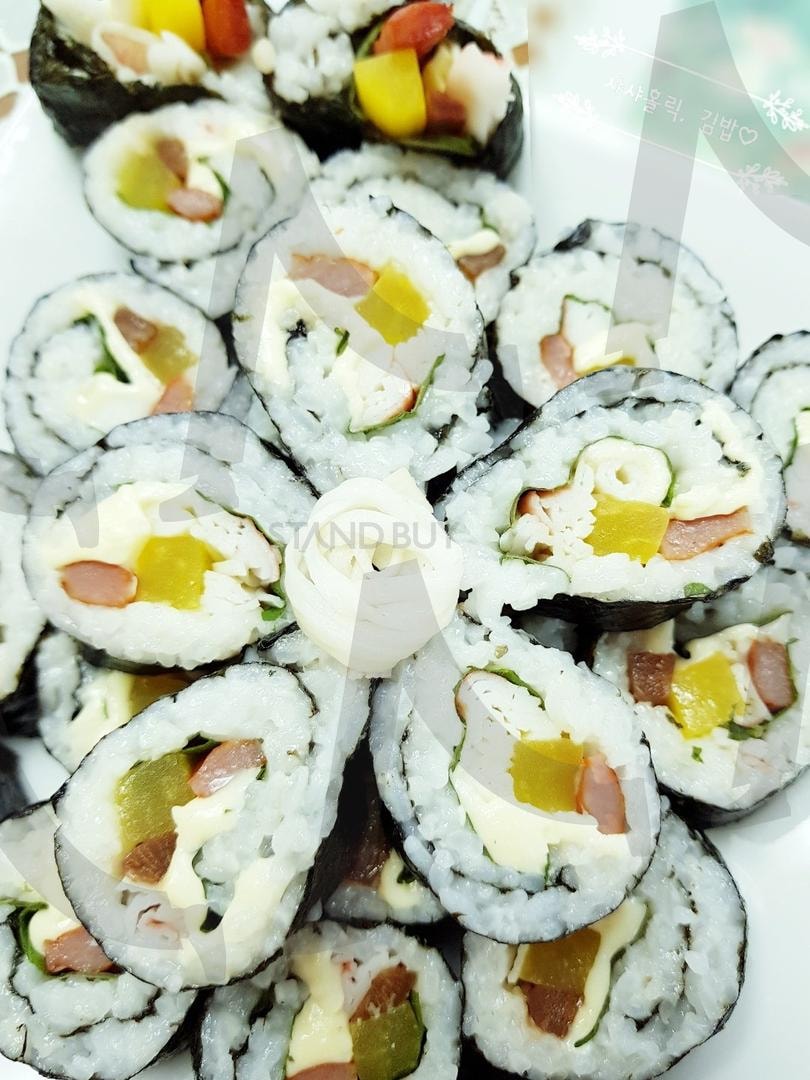 꽃김밥 | 김밥, 꽃, 밥, 점심, 도시락 | 스탠바이 STANDBUY 디지털 콘텐츠