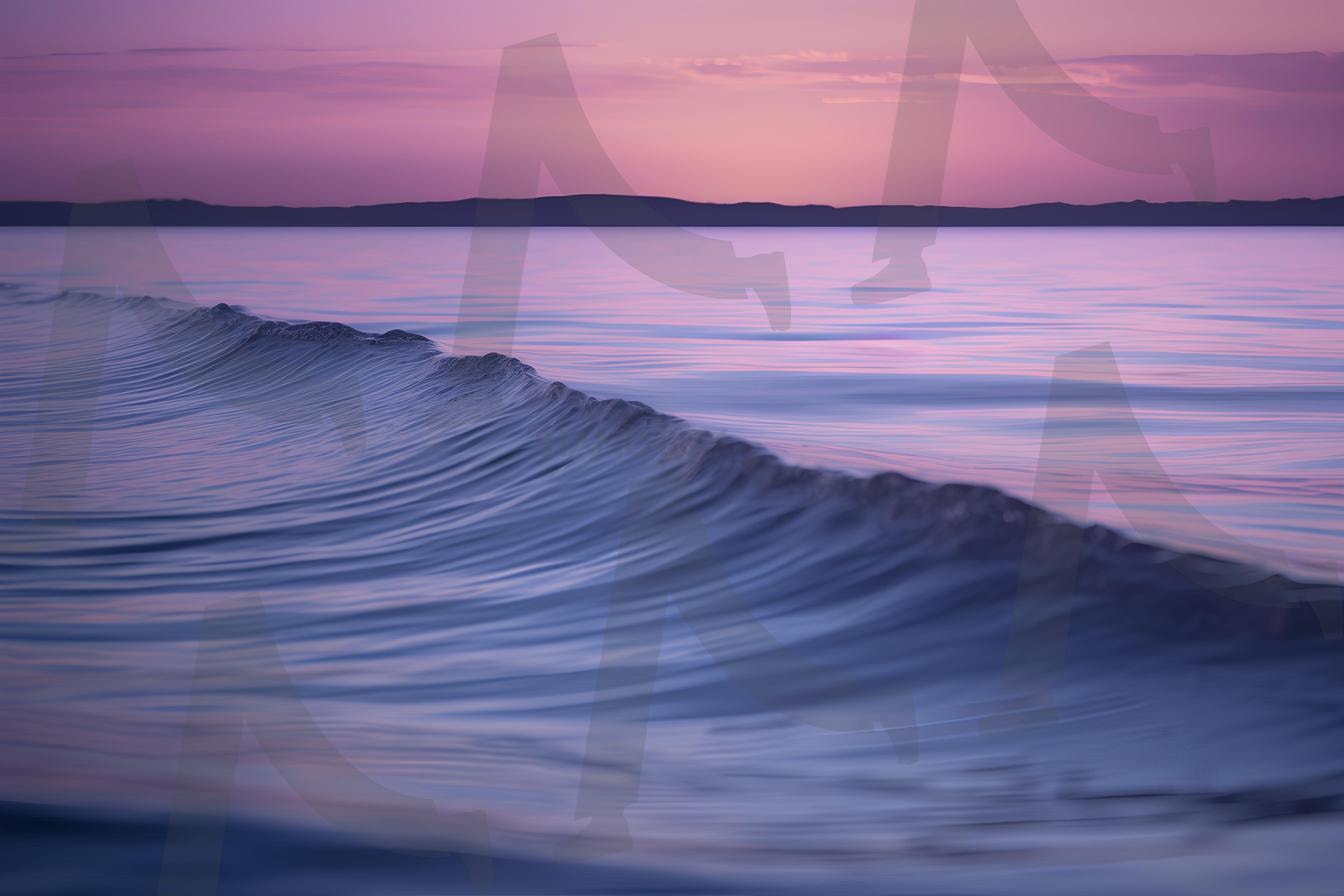 보랏빛 파도 | 보랏빛, 파도, 보라색, 바다, 바다풍경, ai | 스탠바이 STANDBUY 디지털 콘텐츠