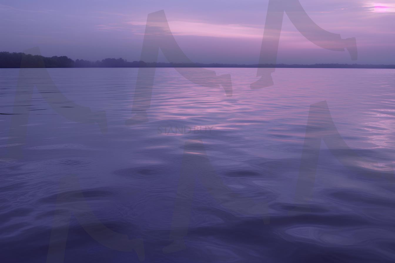 보랏빛 호수 | 보랏빛, 호수, 잔잔한 풍경, 호수 풍경, ai, 우주판다 | 스탠바이 STANDBUY 디지털 콘텐츠