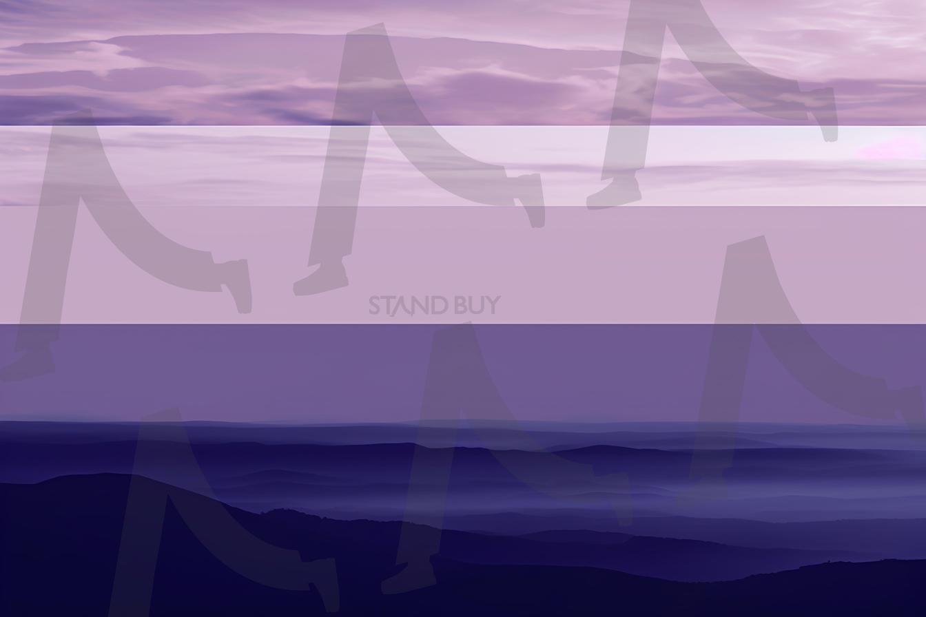 보랏빛 그라데이션 풍경 | 보라색, 은은한, 잔잔한, 그라데이션, ai | 스탠바이 STANDBUY 디지털 콘텐츠