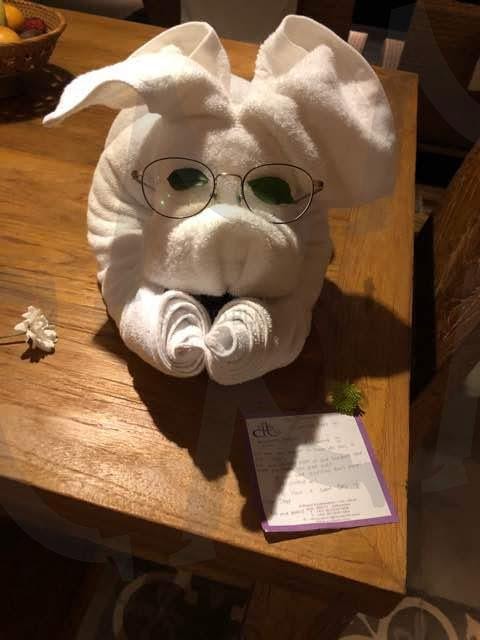 발리 리조트의 유쾌한 하우스 키 | 인도네시아, 발리, 리조트 서비스, 타월 아트, 호텔 환대, 작은 기쁨, 유머 있는 순간, 독창적인 서비스, 잊지 못함 경험, 감동적인 배려, 즐거음, 귀여움 | 스탠바이 STANDBUY 디지털 콘텐츠