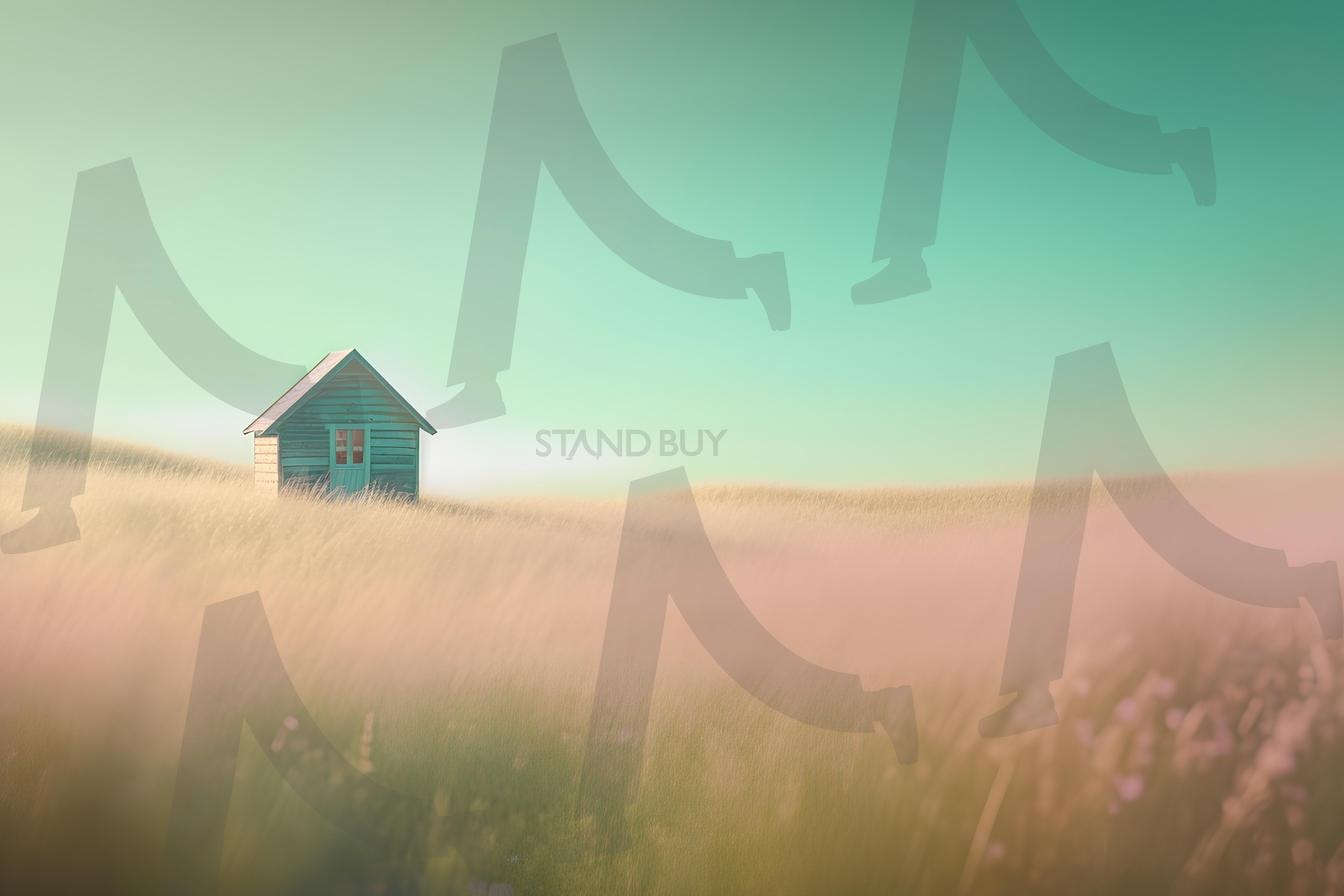 집과 들판 | 집, 들판, 집과 들판, 들판 풍경, 평화로운 풍경, 우주판다, ai | 스탠바이 STANDBUY 디지털 콘텐츠