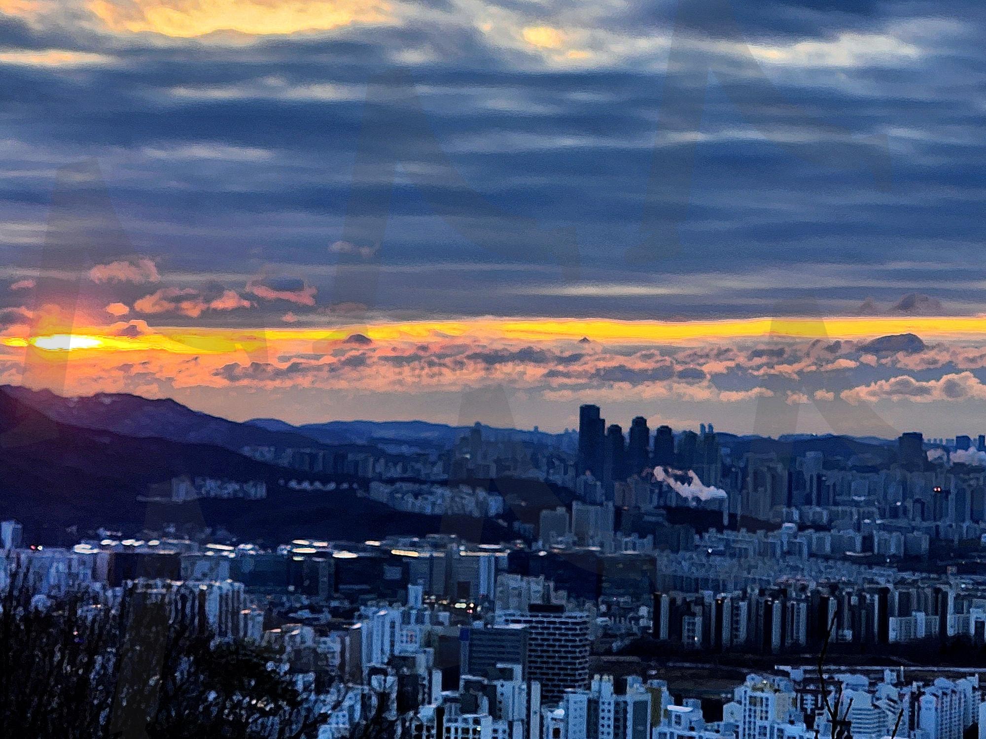 선셋 | 선셋, 겨울, 야등, 풍경, 경치 | 스탠바이 STANDBUY 디지털 콘텐츠