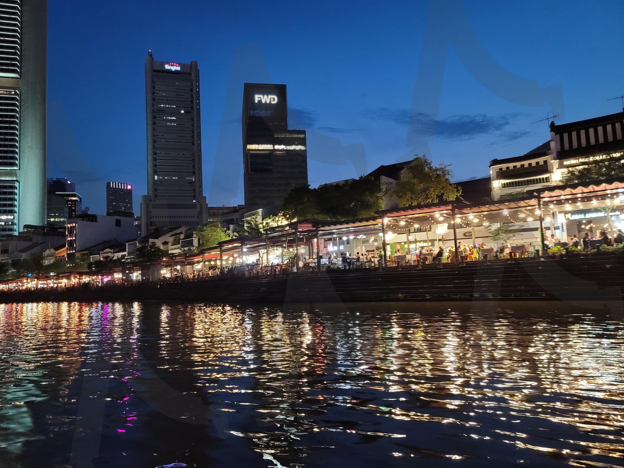 싱가포르 야간 유람선 관광 | 싱가포르, 야경, 유람선, 시티뷰, 물, 여행 | 스탠바이 STANDBUY 디지털 콘텐츠