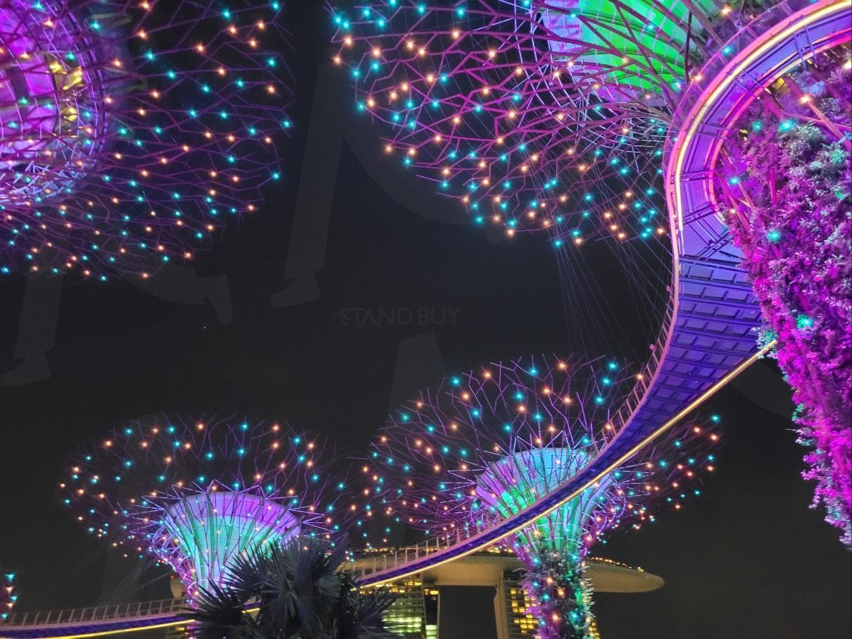 싱가포르 야간 공연 | 싱가포르, 여행, 공연, 야간공연, 라이팅 쇼, 마리나베이 | 스탠바이 STANDBUY 디지털 콘텐츠