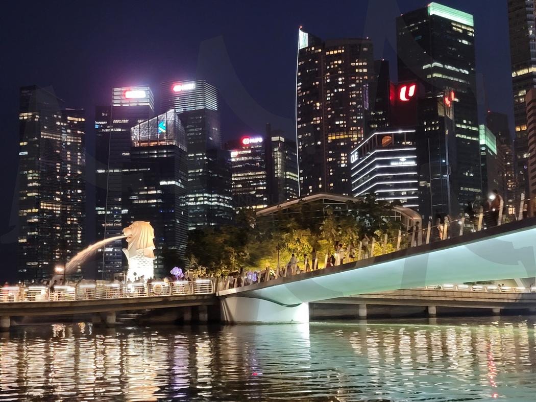 싱가포르 야경 | 싱가포르, 야경, 유람선, 여행, 사자상, 물, 관광 | 스탠바이 STANDBUY 디지털 콘텐츠