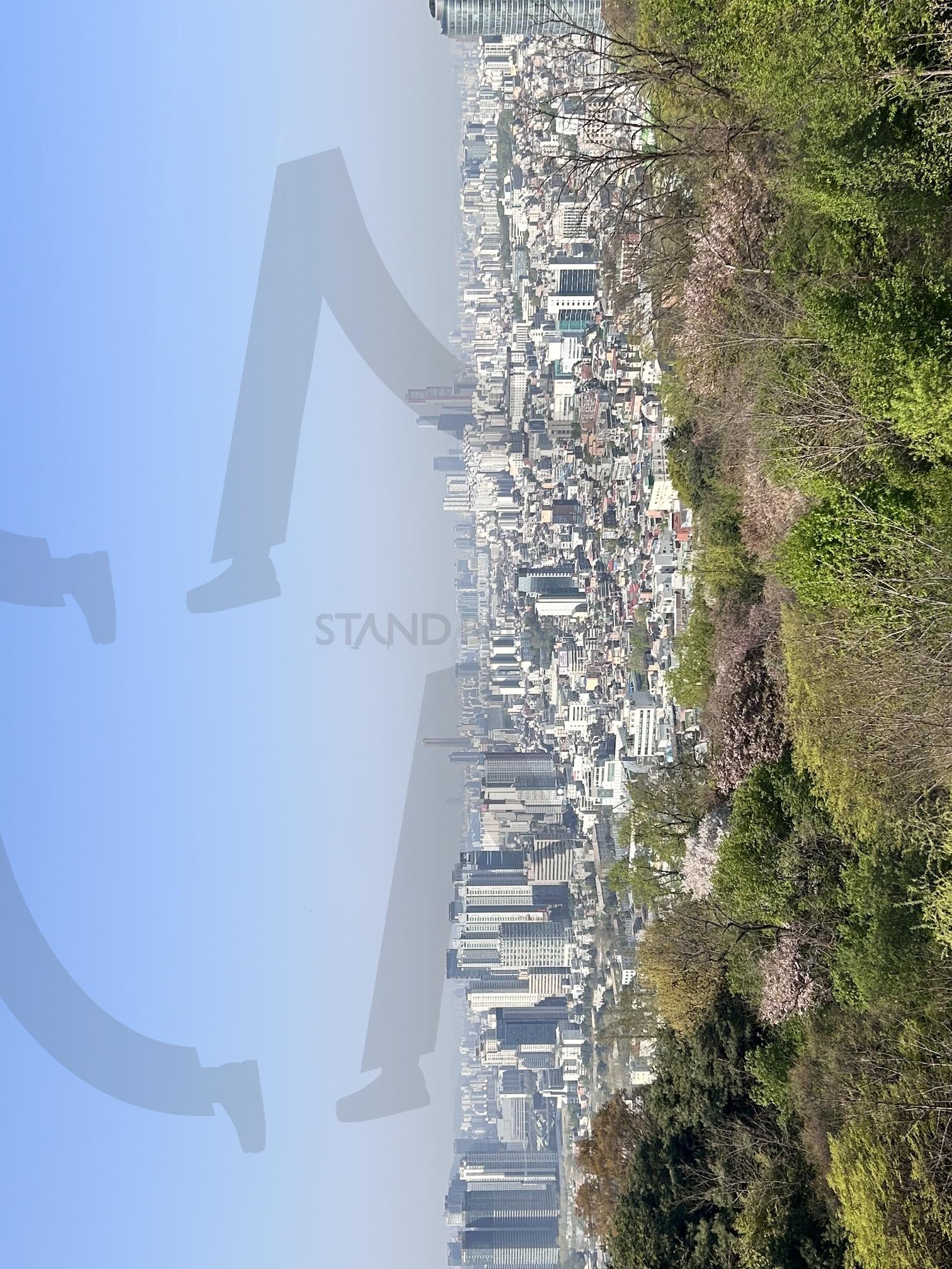 남산에서 본 서울모습 | 서울, 푸른하늘, sky, seoul, 화창한, 구름없는 | 스탠바이 STANDBUY 디지털 콘텐츠