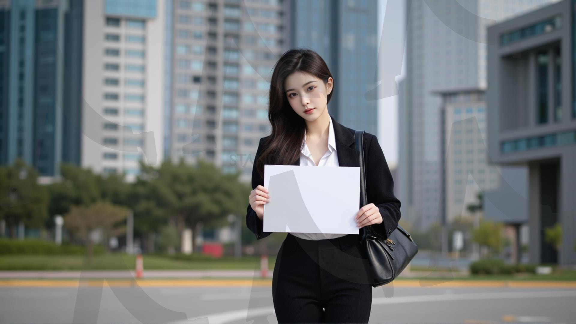 맞춤형 메시지 - 원하는 단어나 문구를 팻말에 넣어 사용 | 맞춤형 메시지, 팻말, 표지판, 안내, 경고, 광고, 정보, 프레젠테이션, ppt, 템플릿, Template, 미녀, 미인, ai | 스탠바이 STANDBUY 디지털 콘텐츠