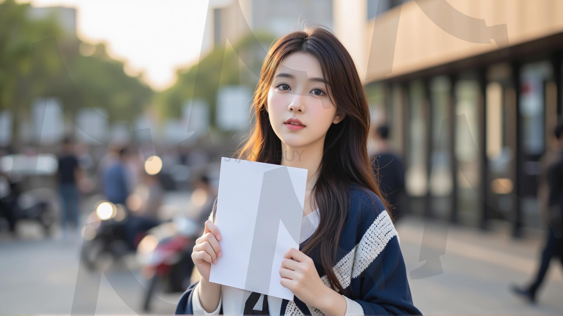 맞춤형 메시지 - 원하는 단어나 문구를 팻말에 넣어 사용 | 맞춤형 메시지, 팻말, 표지판, 안내, 경고, 광고, 정보, 프레젠테이션, ppt, 템플릿, Template, 미녀, 미인, ai | 스탠바이 STANDBUY 디지털 콘텐츠