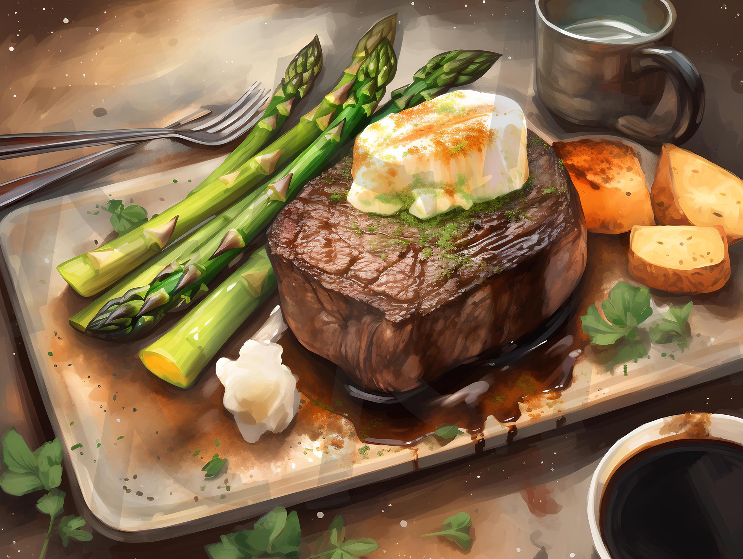 스테이크 | 스테이크, 음식, 요리사진, 우주판다, 고화질, ai | 스탠바이 STANDBUY 디지털 콘텐츠