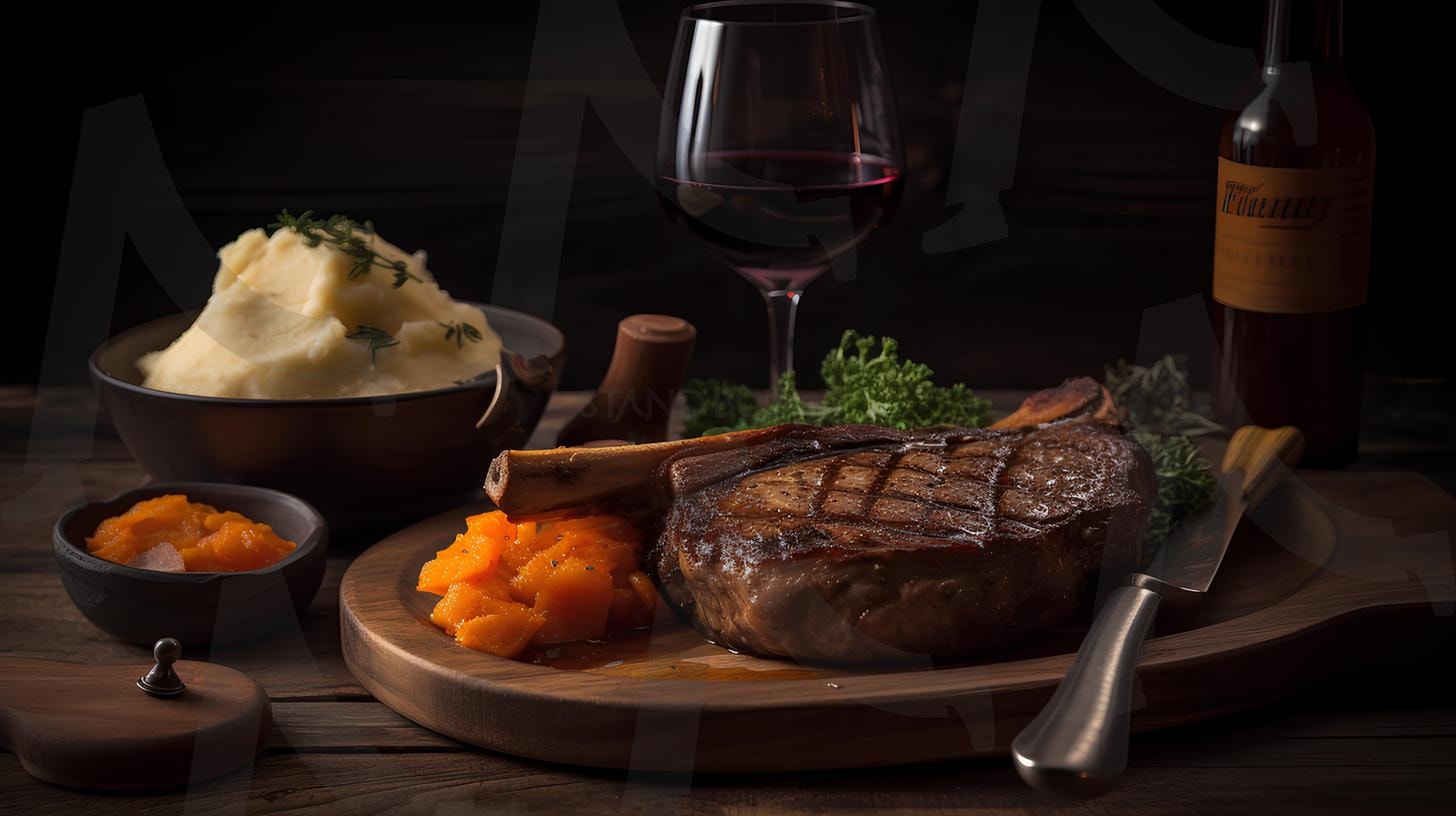 스테이크 | 스테이크, 음식, 요리사진, 우주판다, 고화질, ai | 스탠바이 STANDBUY 디지털 콘텐츠