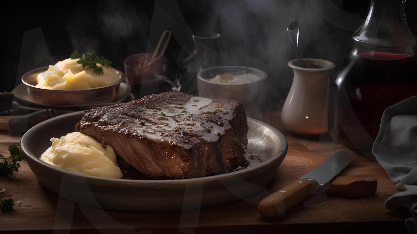 스테이크 | 스테이크, 음식, 요리사진, 우주판다, 고화질, ai | 스탠바이 STANDBUY 디지털 콘텐츠