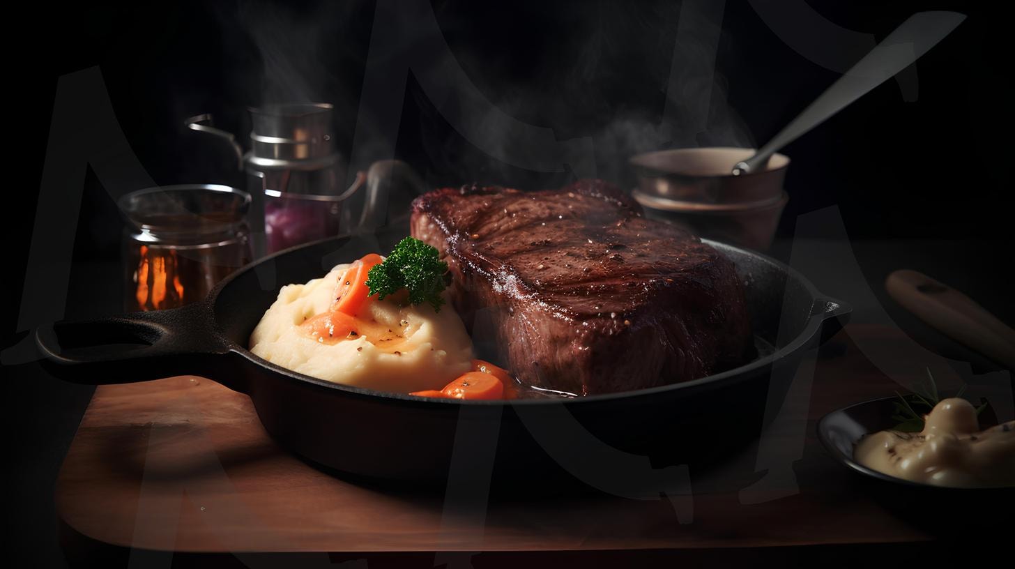 스테이크 | 스테이크, 음식, 요리사진, 우주판다, 고화질, ai | 스탠바이 STANDBUY 디지털 콘텐츠