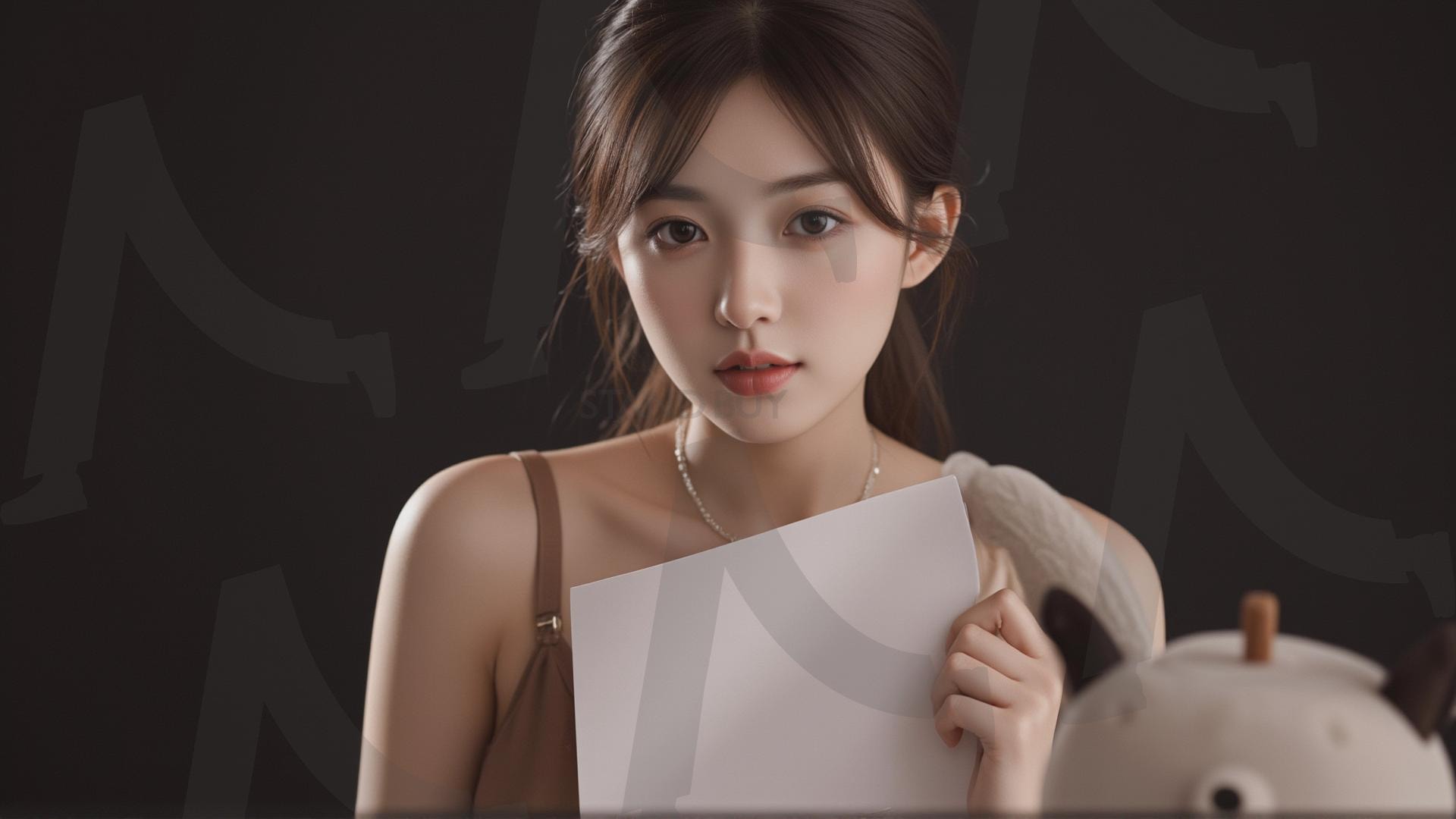 맞춤형 메시지 - 원하는 단어나 문구를 팻말에 넣어 사용 | 맞춤형 메시지, 팻말, 표지판, 안내, 경고, 광고, 정보, 프레젠테이션, ppt, 템플릿, Template, 미녀, 미인, ai | 스탠바이 STANDBUY 디지털 콘텐츠