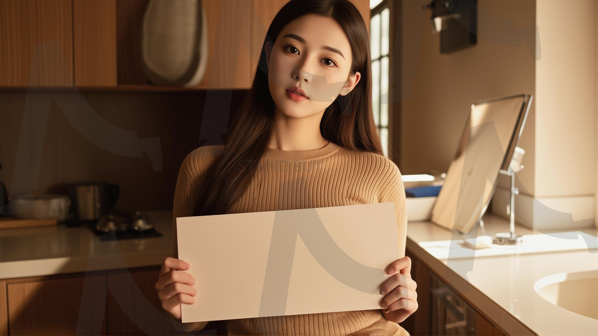 맞춤형 메시지 - 원하는 단어나 문구를 팻말에 넣어 사용 | 맞춤형 메시지, 팻말, 표지판, 안내, 경고, 광고, 정보, 프레젠테이션, ppt, 템플릿, Template, 미녀, 미인, ai | 스탠바이 STANDBUY 디지털 콘텐츠