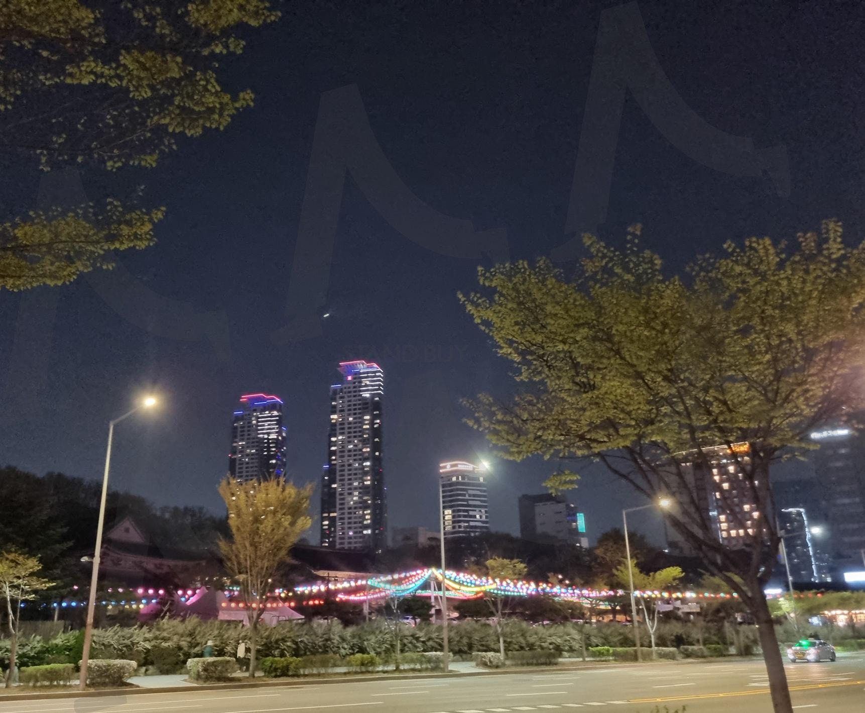 야경 | 삼성동, 봉은사, 서울, 연등, 부처님오신날 | 스탠바이 STANDBUY 디지털 콘텐츠