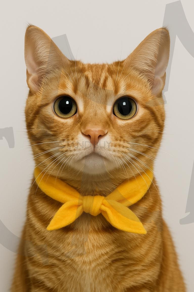 고양이 증명사진 | 고양이, 치즈고양이, 증명사진, 노란색, 개냥이 | 스탠바이 STANDBUY 디지털 콘텐츠