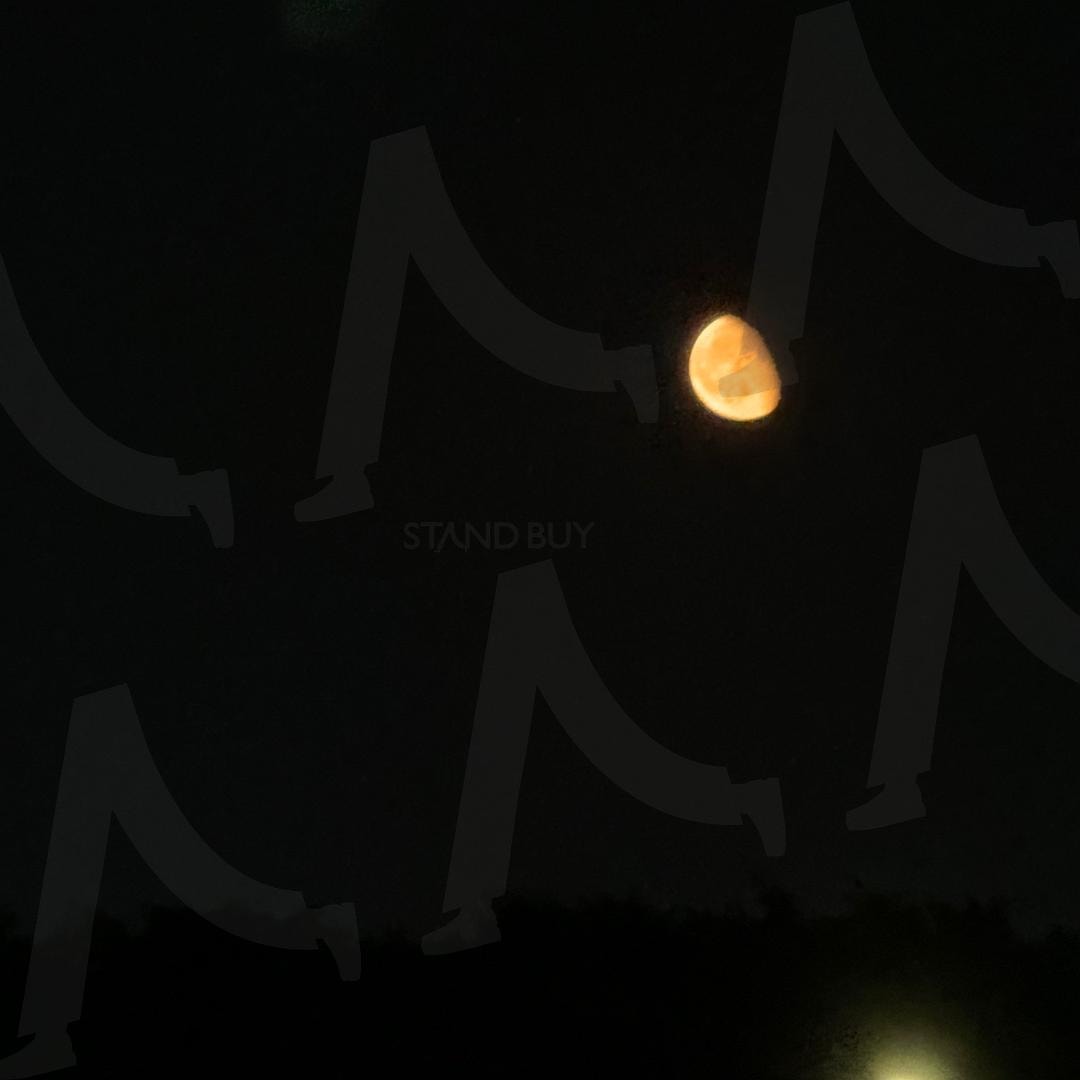 붉은 달의 속삭임 | 붉은달, 신비로운밤, 밤하늘감성, 달빛속으로, 몽환적 | 스탠바이 STANDBUY 디지털 콘텐츠