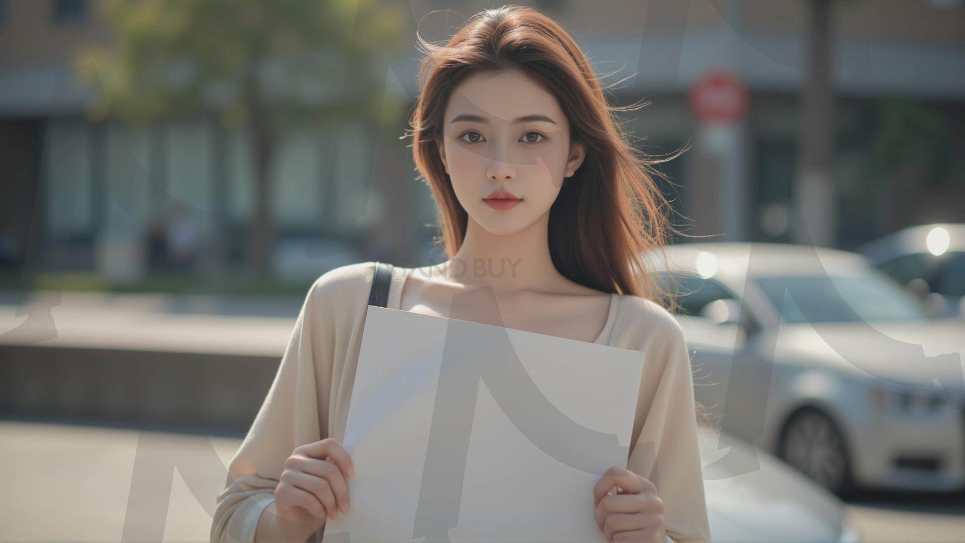 맞춤형 메시지 - 원하는 단어나 문구를 팻말에 넣어 사용 | 맞춤형 메시지, 팻말, 표지판, 안내, 경고, 광고, 정보, 프레젠테이션, ppt, 템플릿, Template, 미녀, 미인, ai | 스탠바이 STANDBUY 디지털 콘텐츠