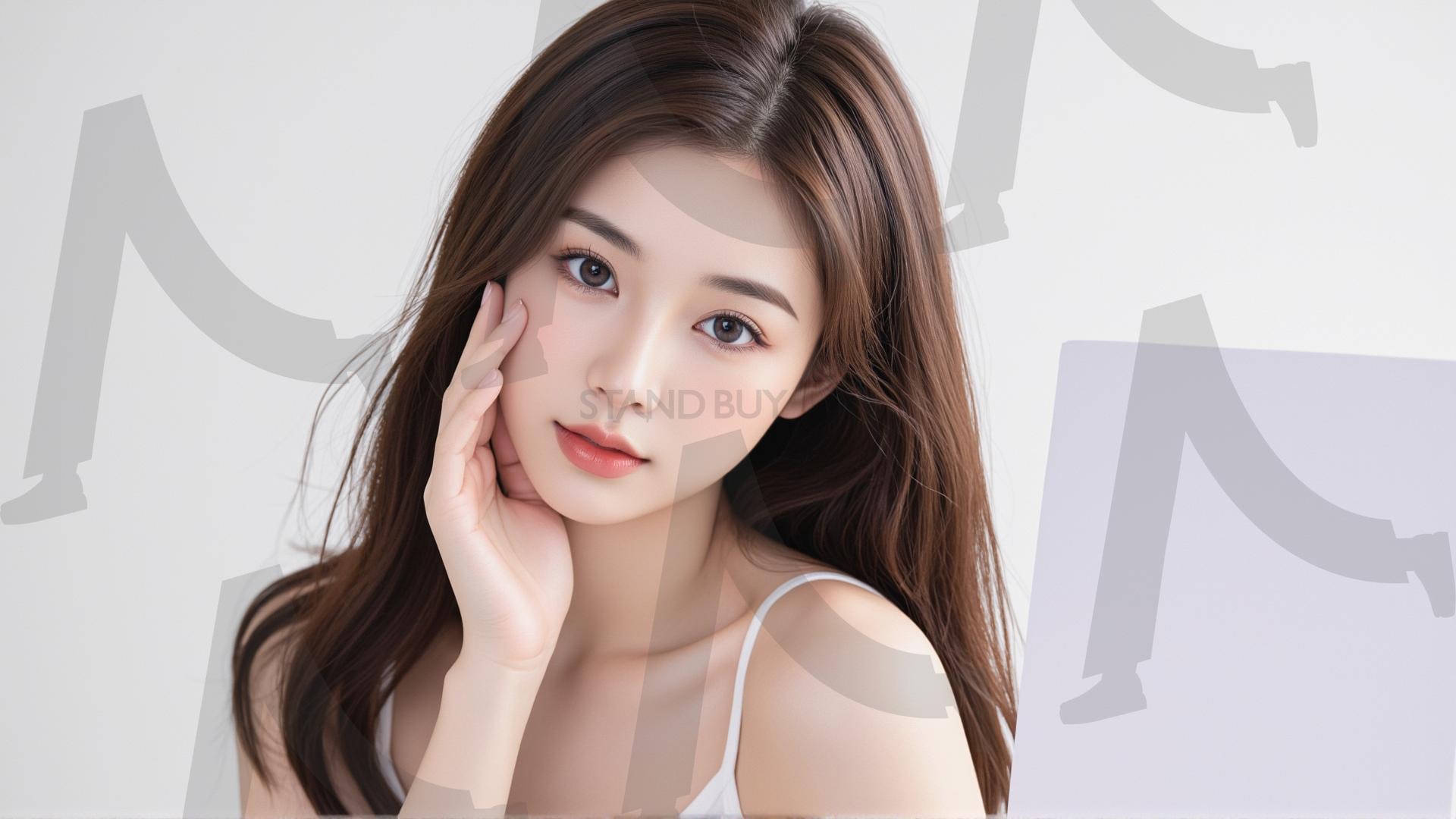 맞춤형 메시지 - 원하는 단어나 문구를 팻말에 넣어 사용 | 맞춤형 메시지, 팻말, 표지판, 안내, 경고, 광고, 정보, 프레젠테이션, ppt, 템플릿, Template, 미녀, 미인, ai | 스탠바이 STANDBUY 디지털 콘텐츠