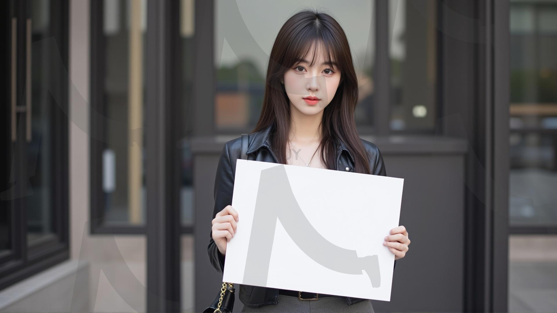 맞춤형 메시지 - 원하는 단어나 문구를 팻말에 넣어 사용 | 맞춤형 메시지, 팻말, 표지판, 안내, 경고, 광고, 정보, 프레젠테이션, ppt, 템플릿, Template, 미녀, 미인, ai | 스탠바이 STANDBUY 디지털 콘텐츠