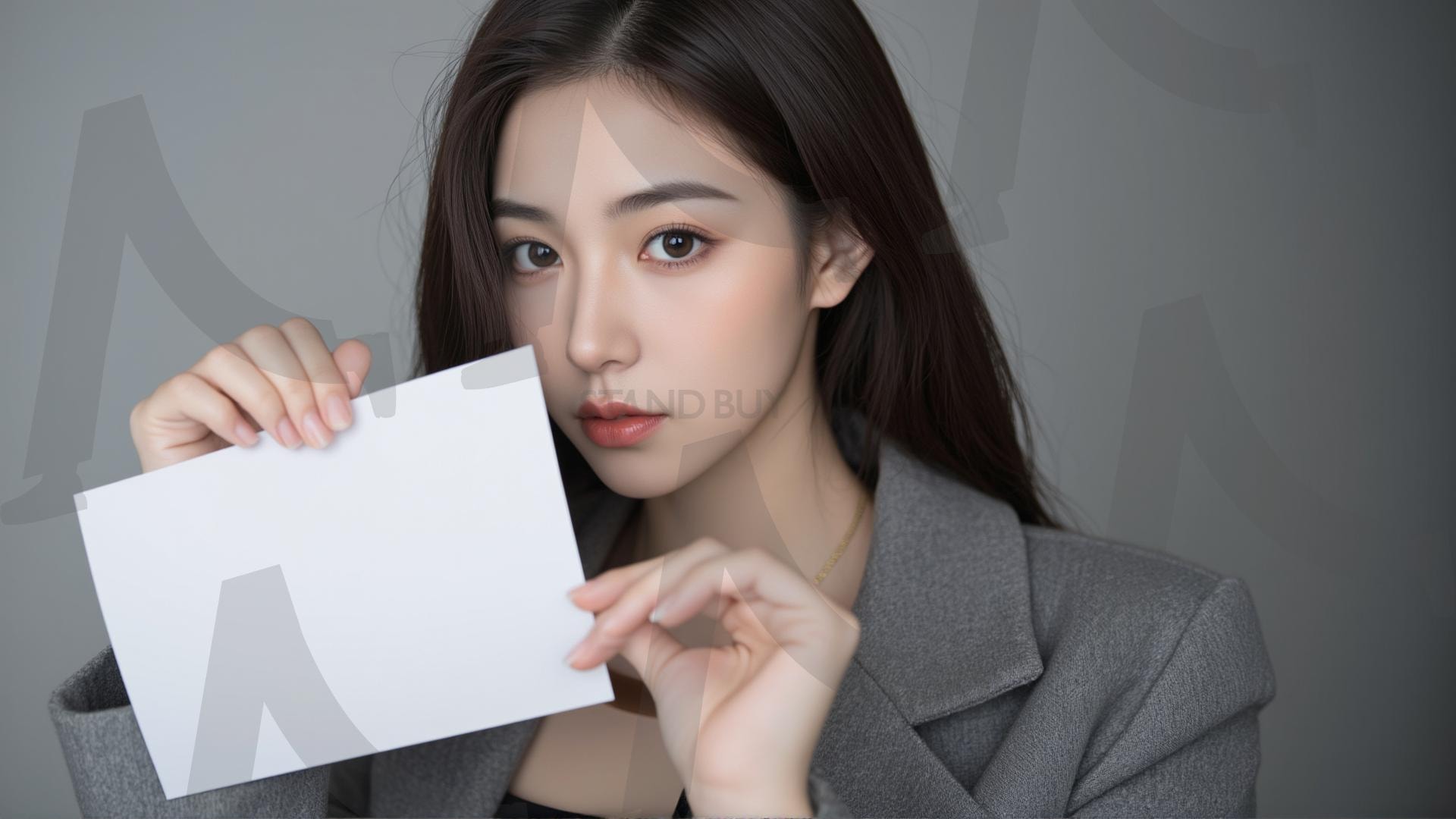 맞춤형 메시지 - 원하는 단어나 문구를 팻말에 넣어 사용 | 맞춤형 메시지, 팻말, 표지판, 안내, 경고, 광고, 정보, 프레젠테이션, ppt, 템플릿, Template, 미녀, 미인, ai | 스탠바이 STANDBUY 디지털 콘텐츠