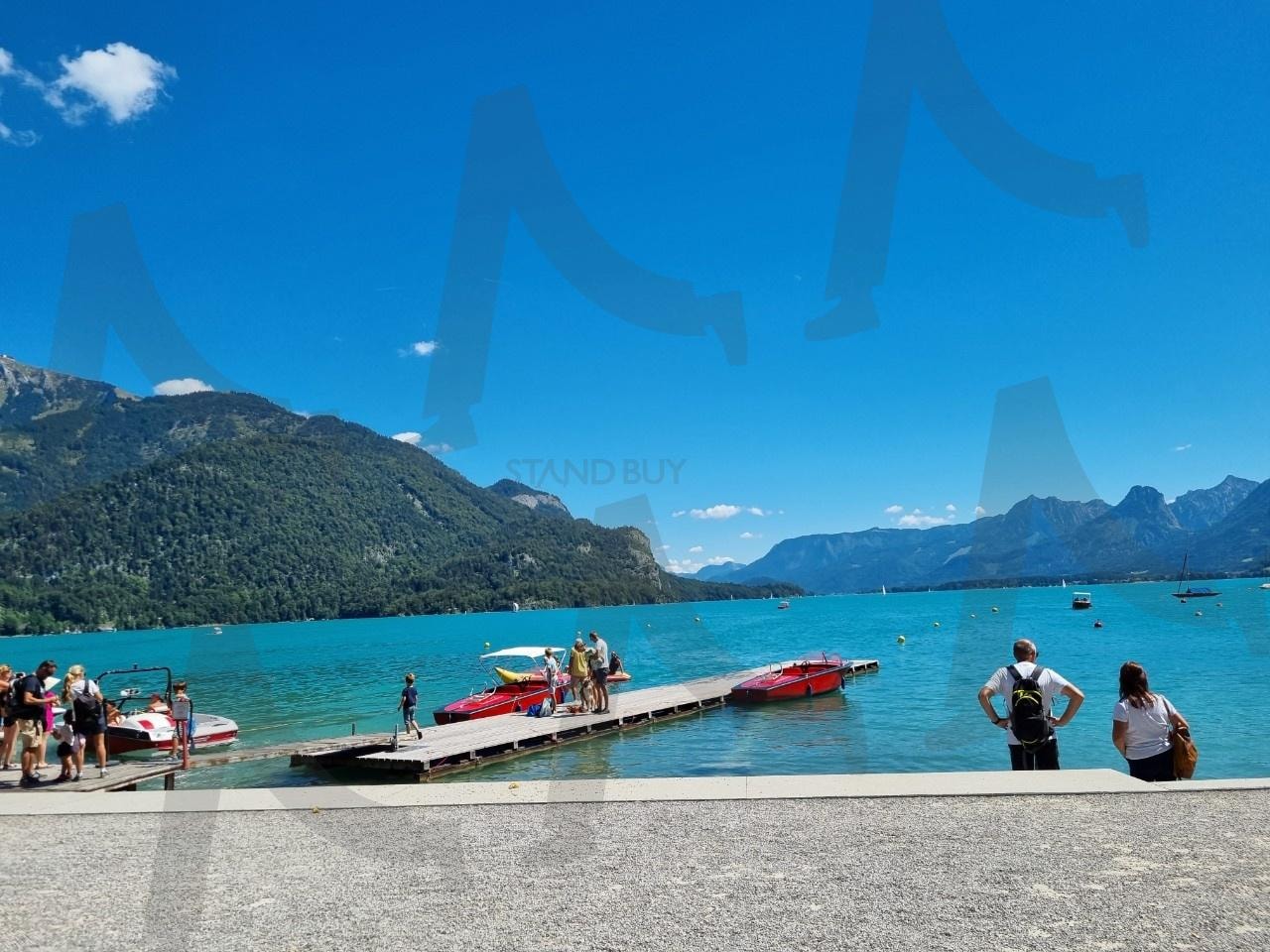 자연의 경의로움 | 유럽, 하느, 호수, 자연, 구름한점없는 하늘 | 스탠바이 STANDBUY 디지털 콘텐츠