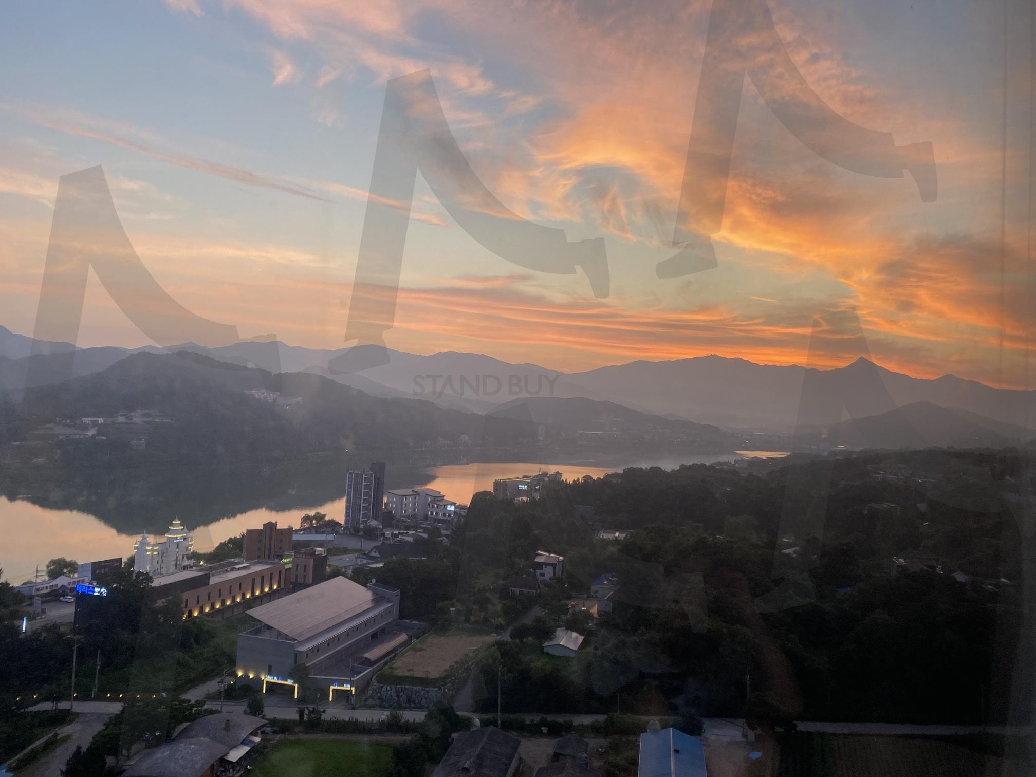 양평블룸비스타호텔뷰석양 | 양평, 하늘, 구름, 노을, 석양 | 스탠바이 STANDBUY 디지털 콘텐츠