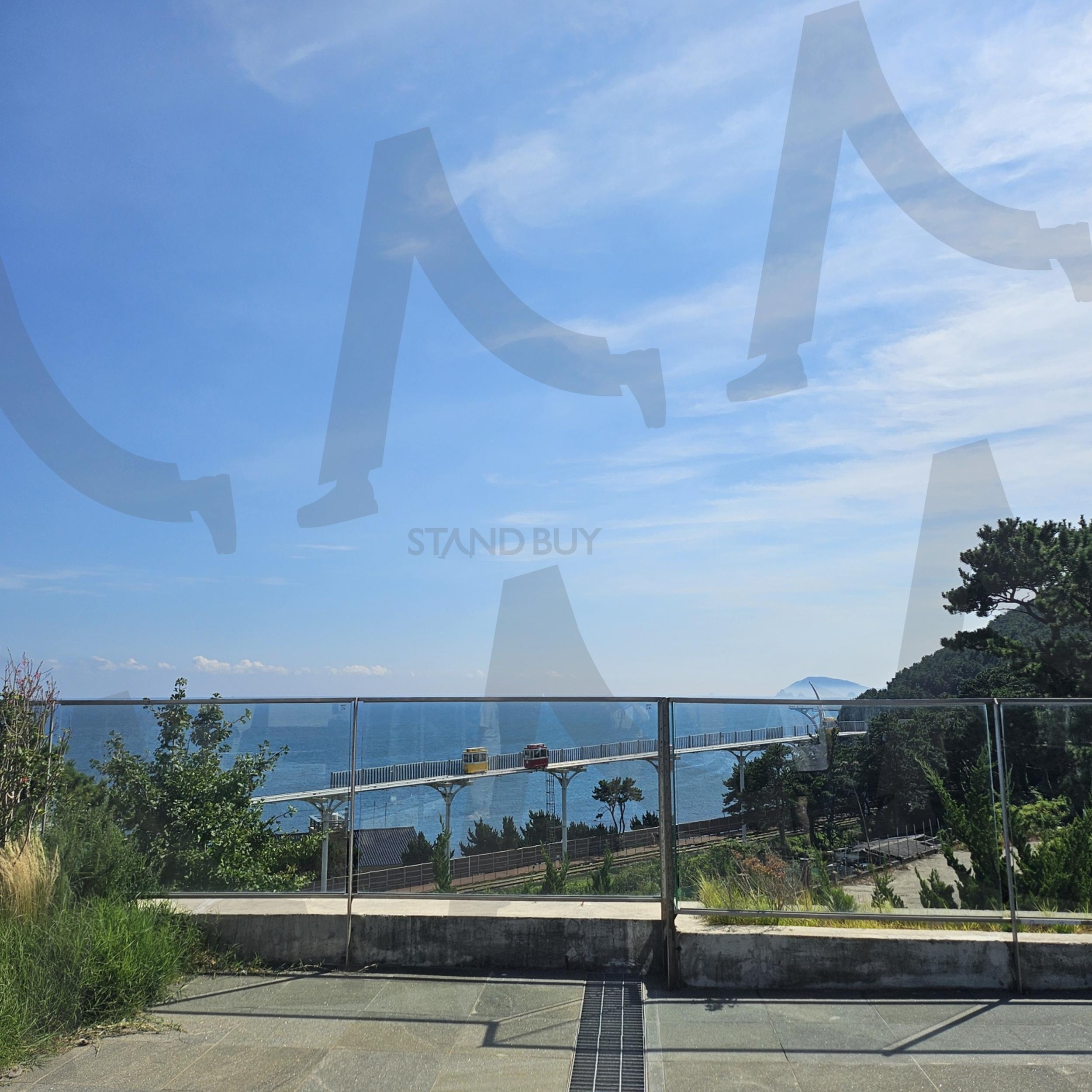 하늘 풍경 | 스카이캡슐, 부산, 청사포, 하늘, 바다, 풍경, 구름 | 스탠바이 STANDBUY 디지털 콘텐츠