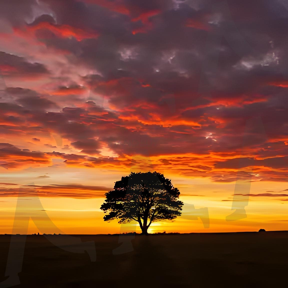 아름다운 풍경 | 감성, ai, 나무, 하늘, 노을, 감성배경, 배경화면, 풍경, 절경, 들판, 구름 | 스탠바이 STANDBUY 디지털 콘텐츠