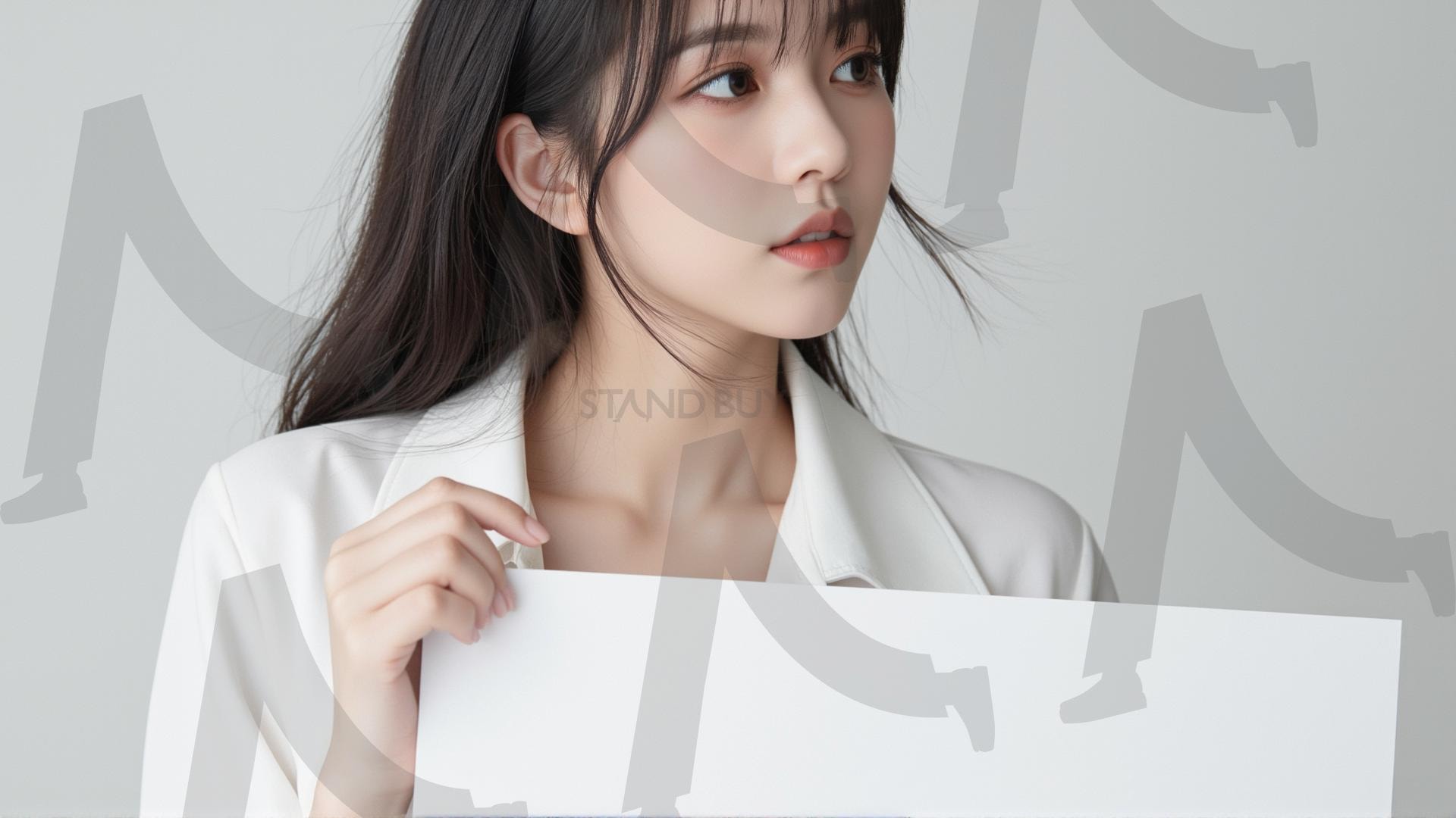 맞춤형 메시지 - 원하는 단어나 문구를 팻말에 넣어 사용 | 맞춤형 메시지, 팻말, 표지판, 안내, 경고, 광고, 정보, 프레젠테이션, ppt, 템플릿, Template, 미녀, 미인 | 스탠바이 STANDBUY 디지털 콘텐츠