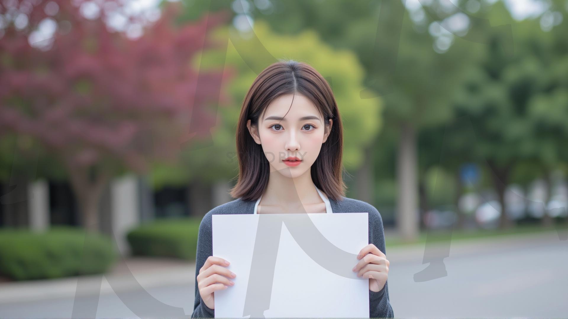 맞춤형 메시지 - 원하는 단어나 문구를 팻말에 넣어 사용 | 맞춤형 메시지, 팻말, 표지판, 안내, 경고, 광고, 정보, 프레젠테이션, ppt, 템플릿, Template, 미녀, 미인, ai | 스탠바이 STANDBUY 디지털 콘텐츠