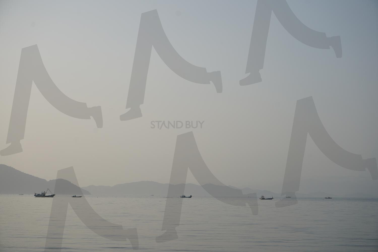 수문포의 아침 바다 | 수문포, 해변, 아침, 바다, 파도 | 스탠바이 STANDBUY 디지털 콘텐츠