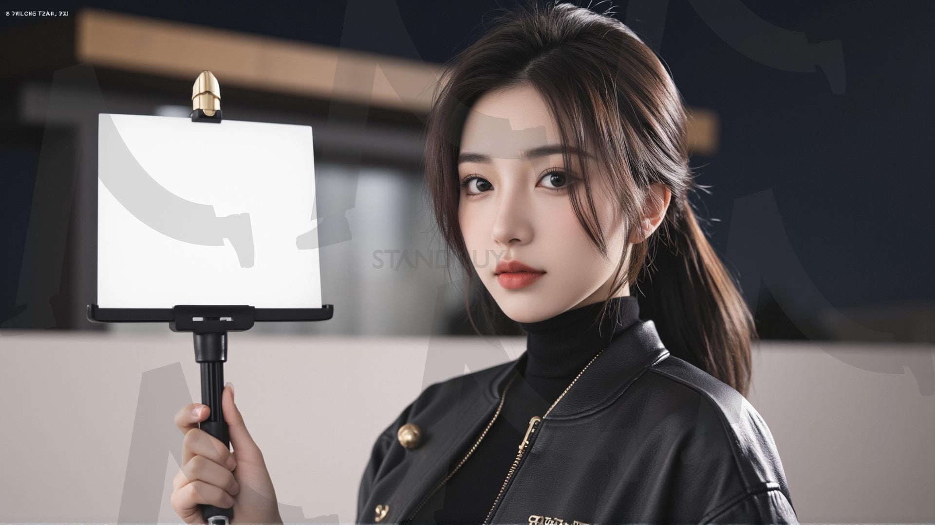 맞춤형 메시지 - 원하는 단어나 문구를 팻말에 넣어 사용 | 맞춤형 메시지, 팻말, 표지판, 안내, 경고, 광고, 정보, 프레젠테이션, ppt, 템플릿, Template, 미녀, 미인, ai | 스탠바이 STANDBUY 디지털 콘텐츠