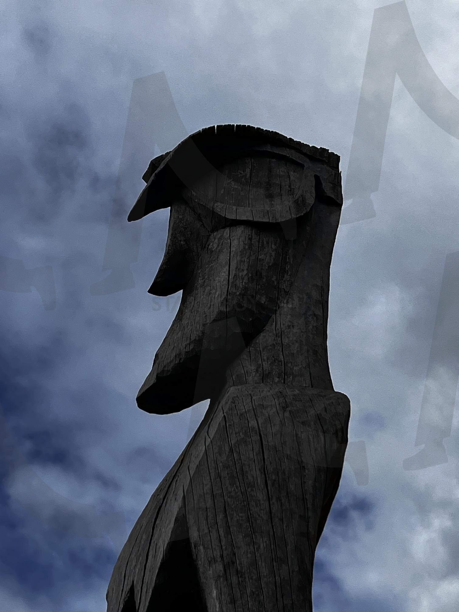 석상 옆모습 | 석상, 옆모습, 조각상, 하늘, 구름, 거대함 | 스탠바이 STANDBUY 디지털 콘텐츠