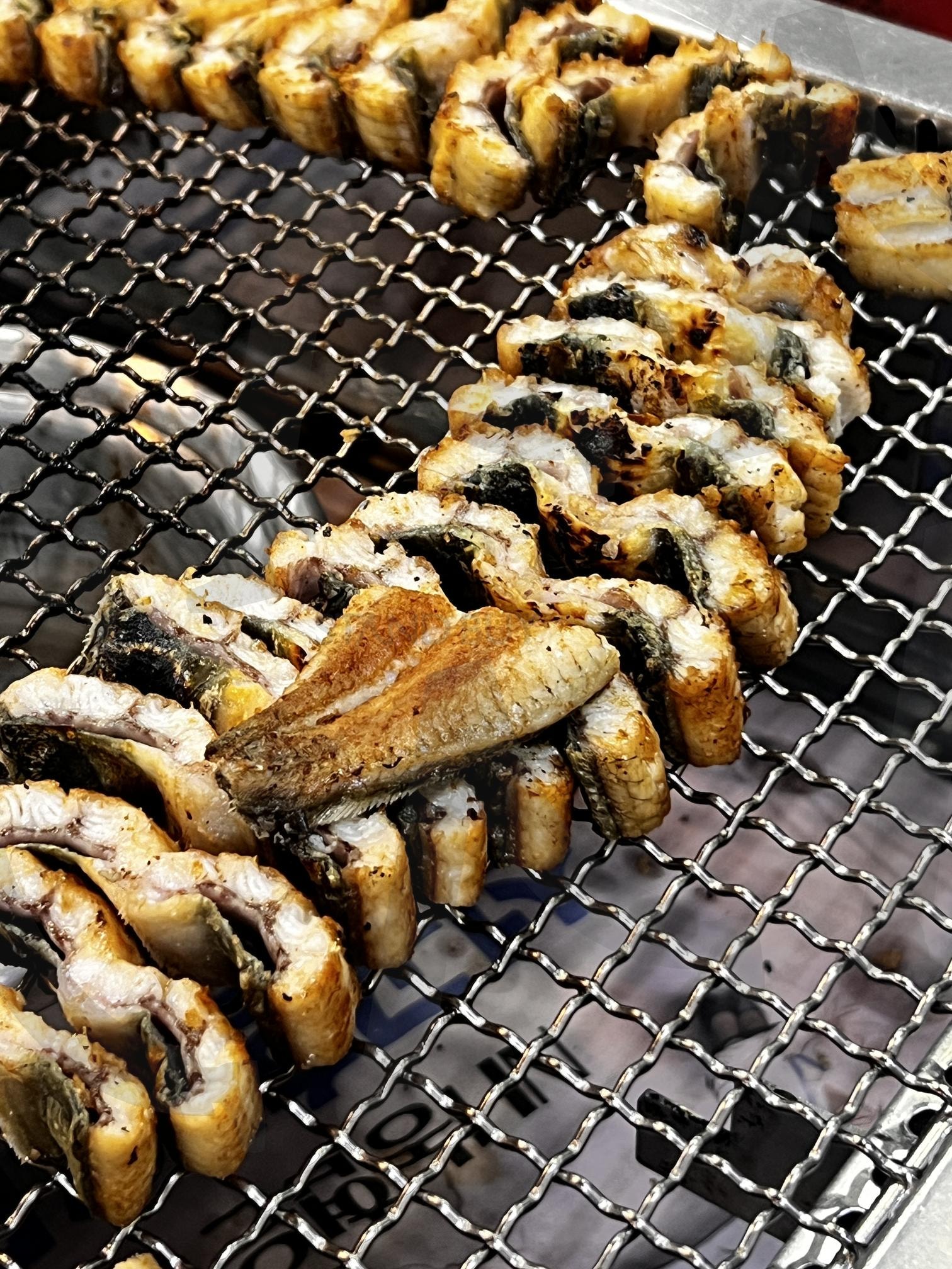 숯불 위에서 구워지는 장어 | 장어, 숯불구이, 구이, 해산물, 음식, 한국 음식, 보양식, 뜨거운, 연기, 맛있는 | 스탠바이 STANDBUY 디지털 콘텐츠