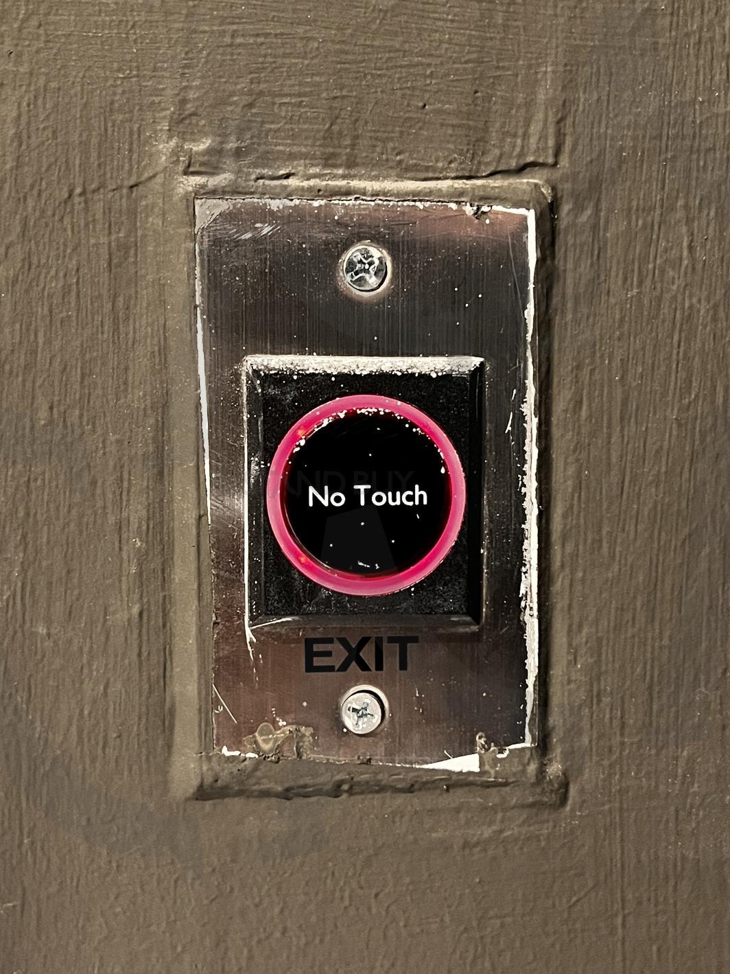 "No Touch EXIT" 비접촉식 출구 버튼 | 비접촉식, 출구 버튼, No Touch, exit, 자동문, 센서, 출입, 문, 안전 | 스탠바이 STANDBUY 디지털 콘텐츠