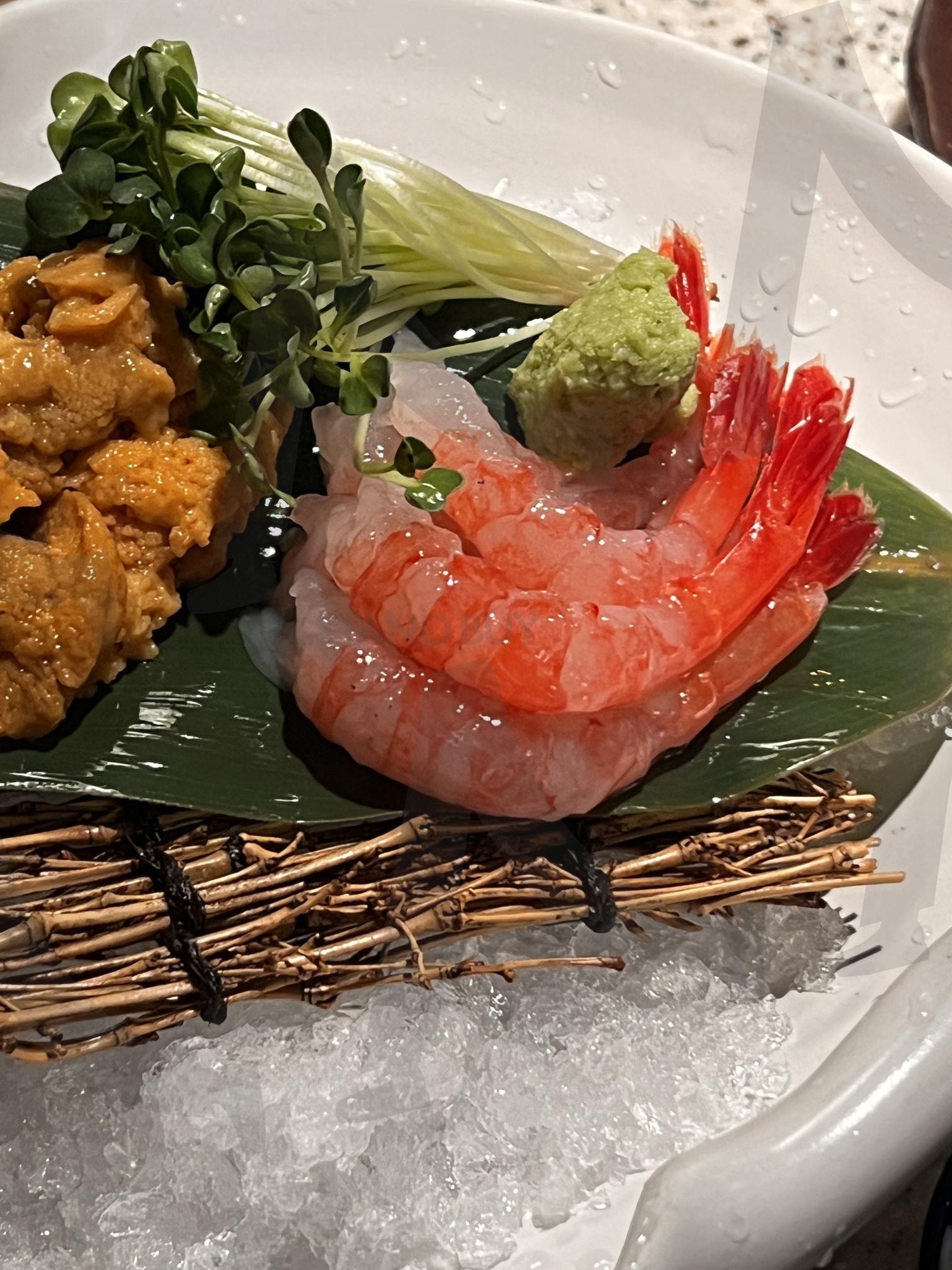 신선한 성게알과 새우, 와사비 | 성게알, 우니, 새우, 와사비, 해산물, 신선, 일본 음식, 사시미, 스시, 요리 | 스탠바이 STANDBUY 디지털 콘텐츠