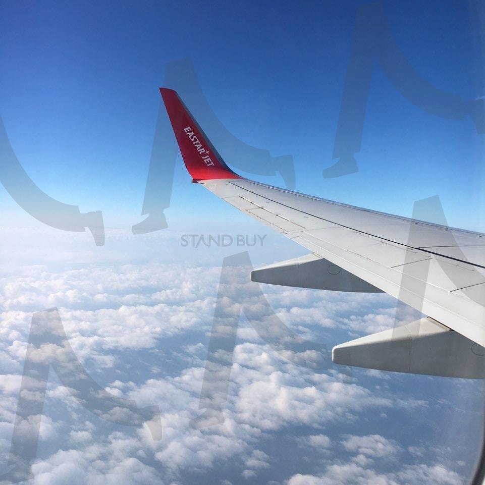 여행의 설렘 | 비행기, 하늘, 여행, 이스타항공, 구름 위, 비행기 풍경, 항공사진, 푸른하늘 | 스탠바이 STANDBUY 디지털 콘텐츠