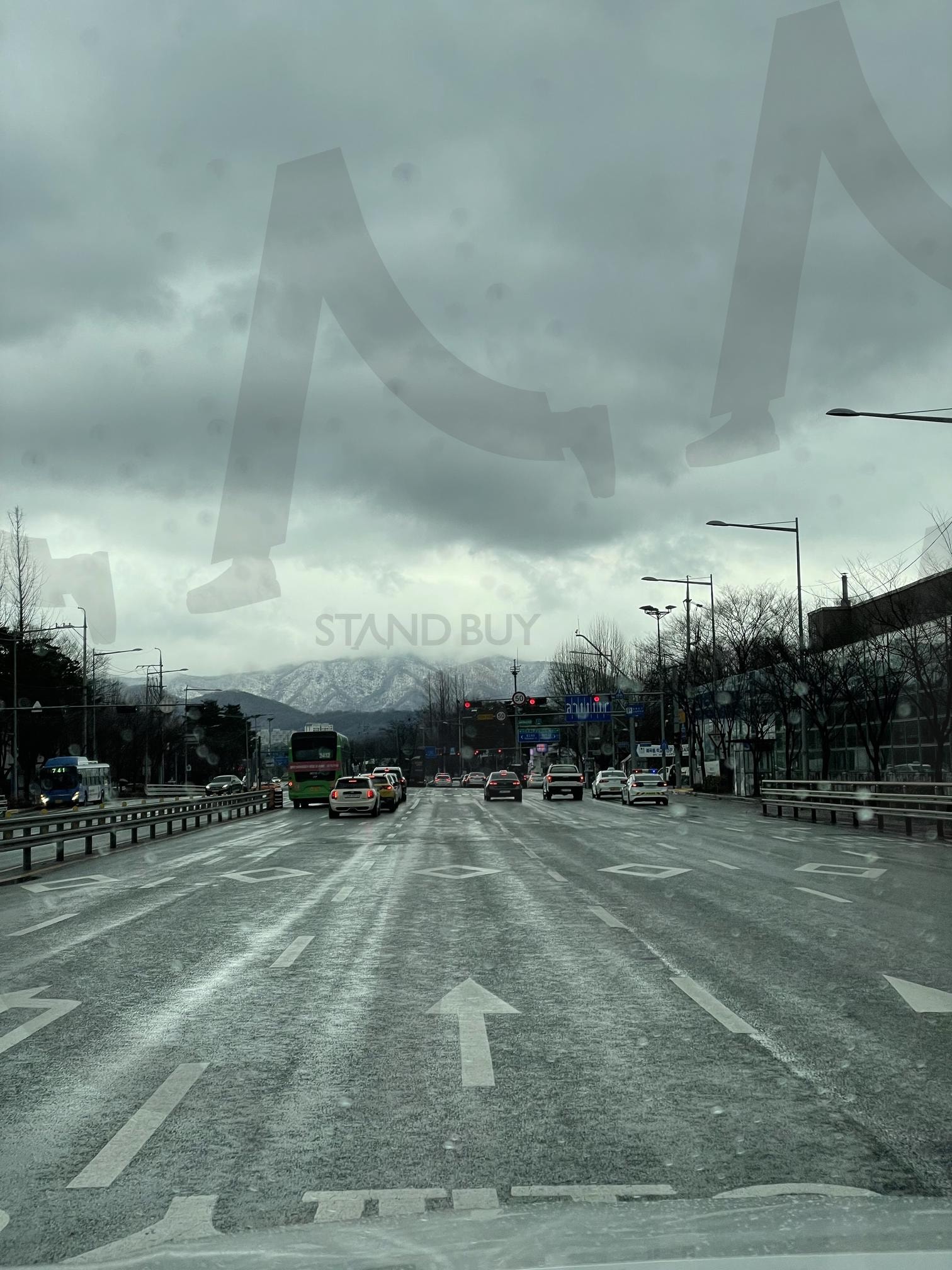 서을 강남 폭설 도로 | 한국, korea, Gangnam, 강남, 서울강남, 강남풍경, 폭설 | 스탠바이 STANDBUY 디지털 콘텐츠