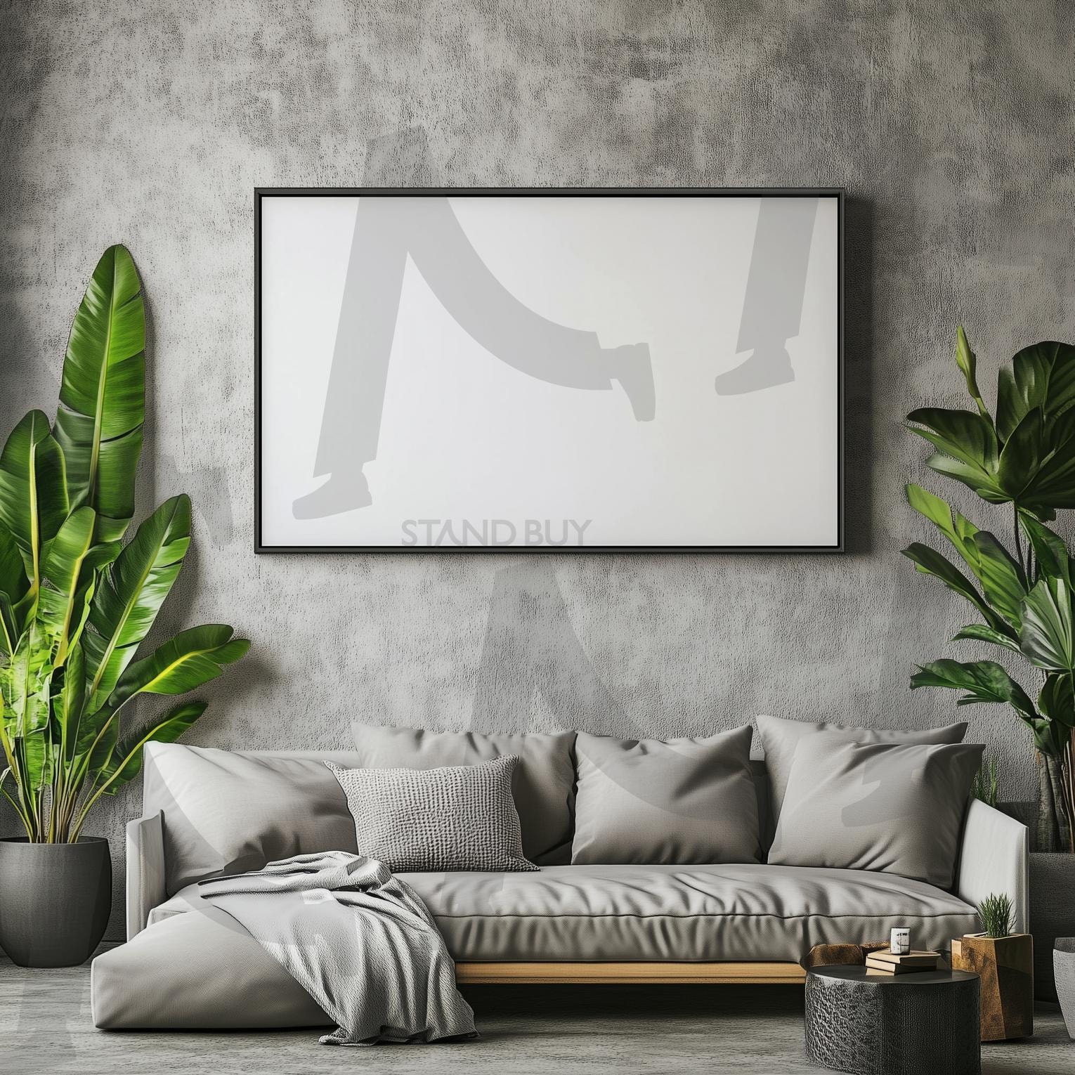 리빙룸 | 인테리어, 거실, 가구, 리빙룸, 목업, 포스터, mockup, 데커레이션, 데코레이션, decoration, 소파, sofa, interior, design, 디자인, 아파트, 목업프레임, 프레임, ai | 스탠바이 STANDBUY 디지털 콘텐츠