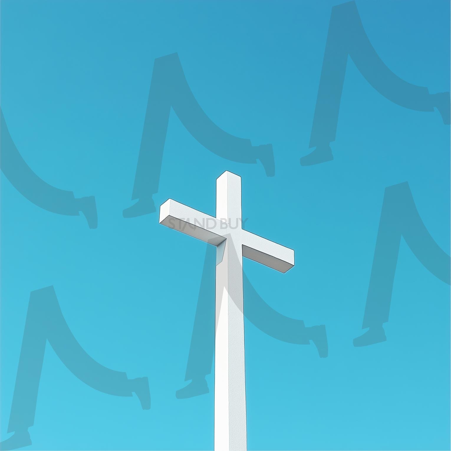 십자가 | 교회, 성당, 기독교, church, 믿음, 소망, faith, 하나님, 예수님, 예배당, 예배, 경배, 십자가, ai | 스탠바이 STANDBUY 디지털 콘텐츠