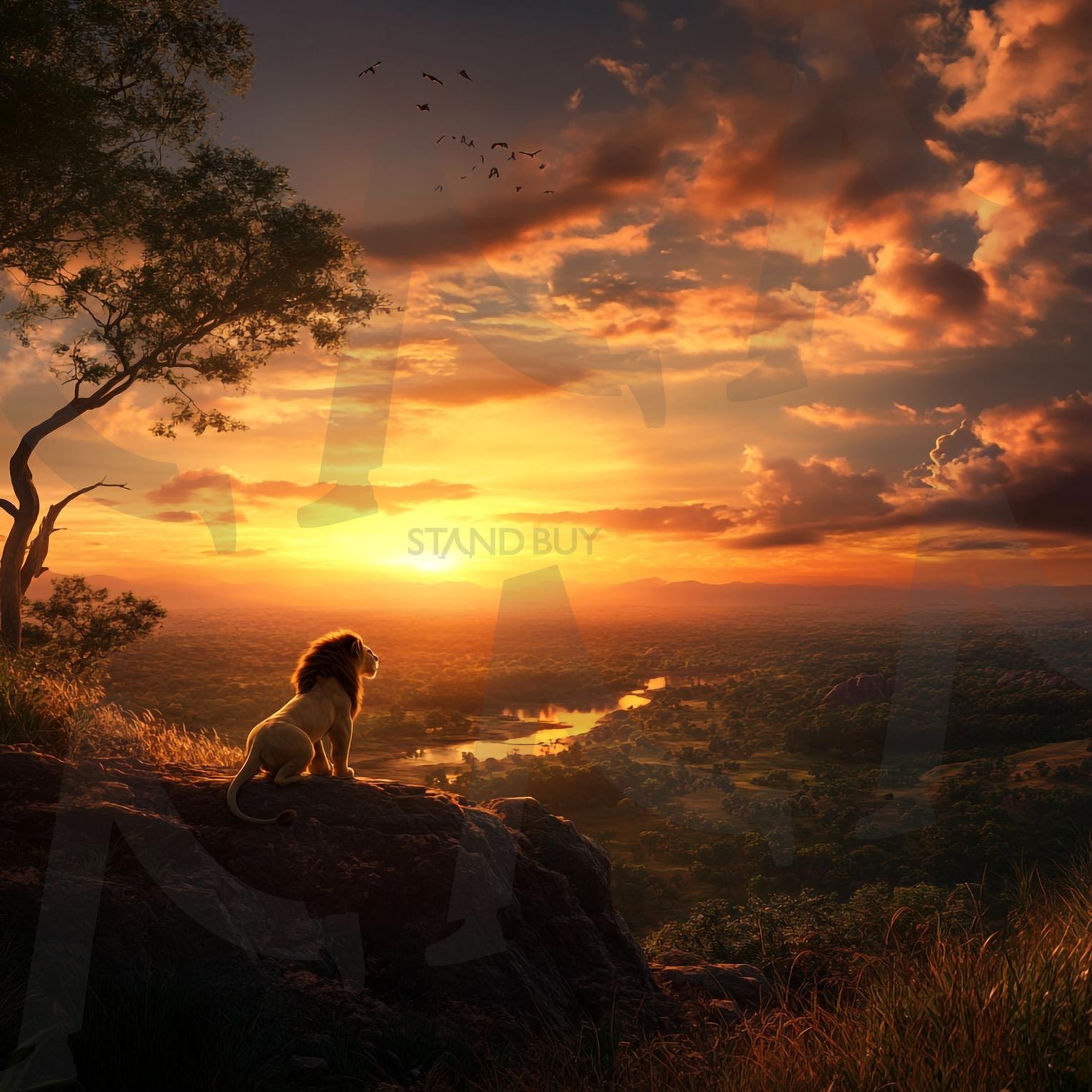 사자 | 사자, 야생, 라이언, 라이온, lion, 아프리카, 초원, 맹수, 동물의왕, 야수, 동물원, 사파리, 세렝게티, 포효, animal, 야생 동물, 난폭한, 육식 동물, 갈기, ai | 스탠바이 STANDBUY 디지털 콘텐츠