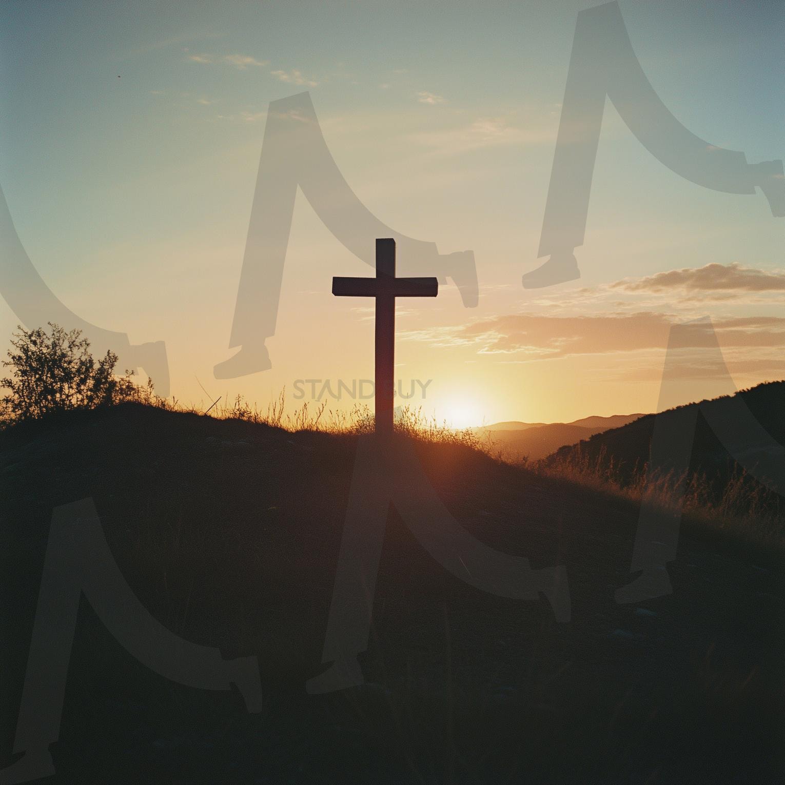 십자가 | 교회, 성당, 기독교, church, 믿음, 소망, faith, 하나님, 예수님, 예배당, 예배, 경배, 십자가, ai | 스탠바이 STANDBUY 디지털 콘텐츠