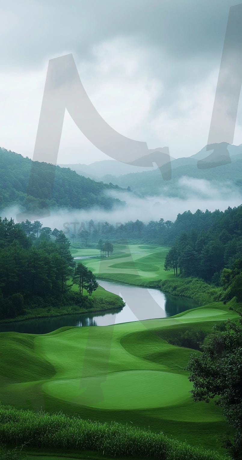 골프 코스 | 골프장, 골프, 골프공, golf, 잔디, 들판, 목초, 그린, 그린필드, 골프그린, 자연, 잔디밭, 18홀, 스포츠, 골프코스, ai | 스탠바이 STANDBUY 디지털 콘텐츠