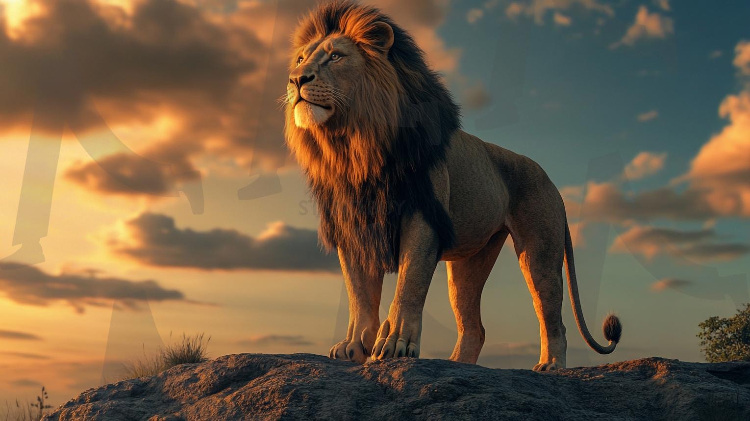 사자 | 사자, 야생, 라이언, 라이온, lion, 아프리카, 초원, 맹수, 동물의왕, 야수, 동물원, 사파리, 세렝게티, 포효, animal, 야생 동물, 난폭한, 육식 동물, 갈기, ai | 스탠바이 STANDBUY 디지털 콘텐츠